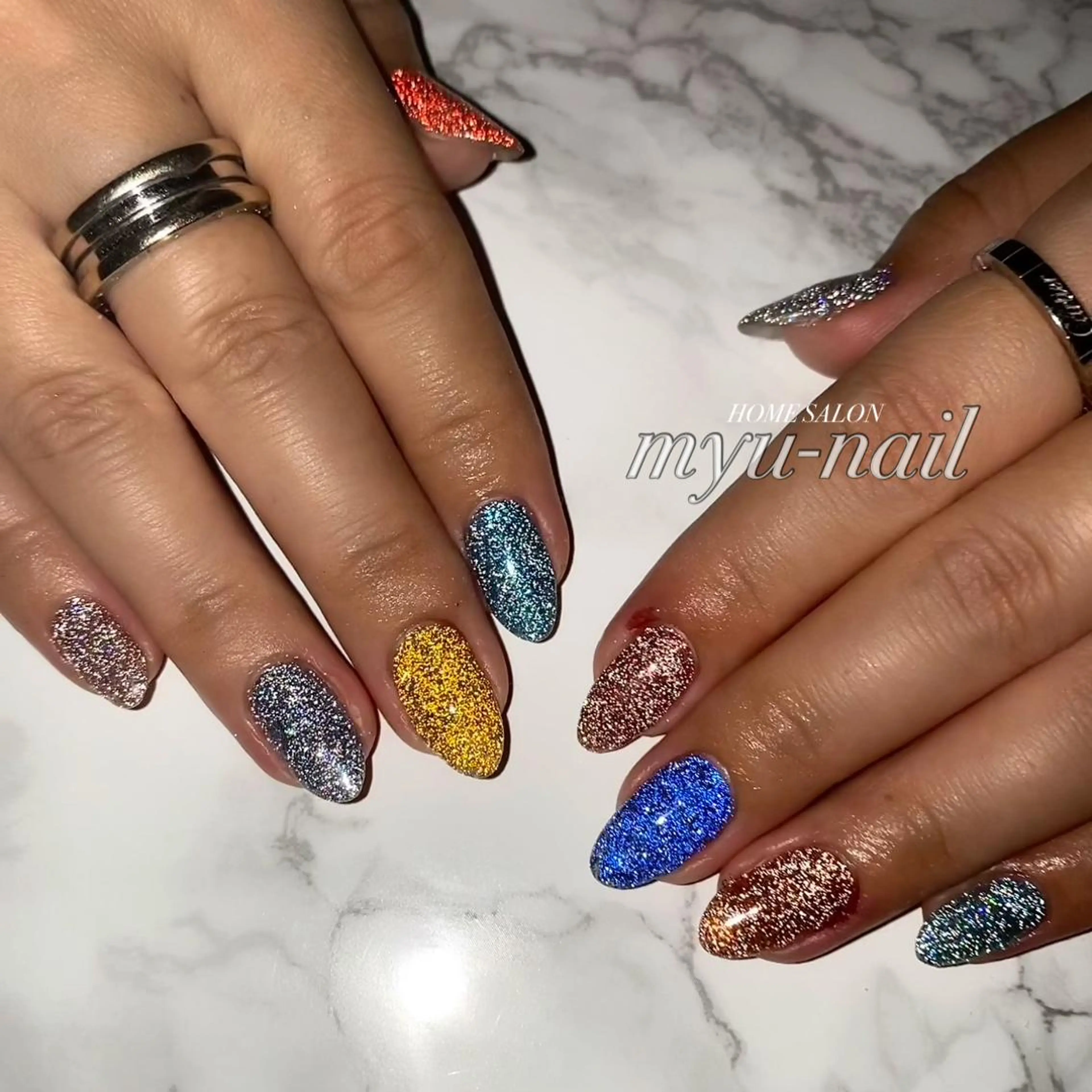 ネイル ハンドネイル ホームサロン myu-nailのネイルデザイン