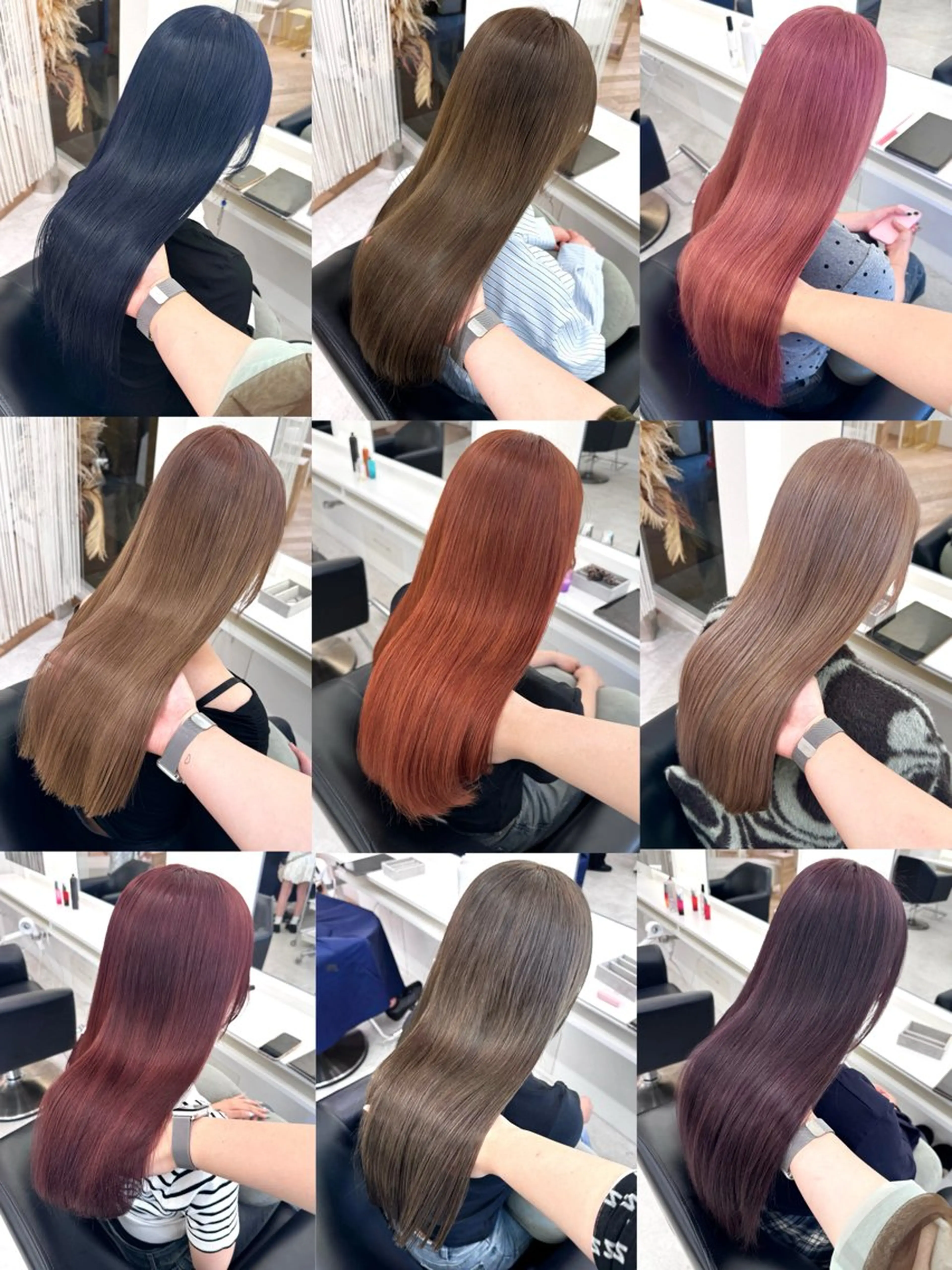 ロング カラー カット ヘアカラー ♡ParveMix NANO♡のヘアスタイル