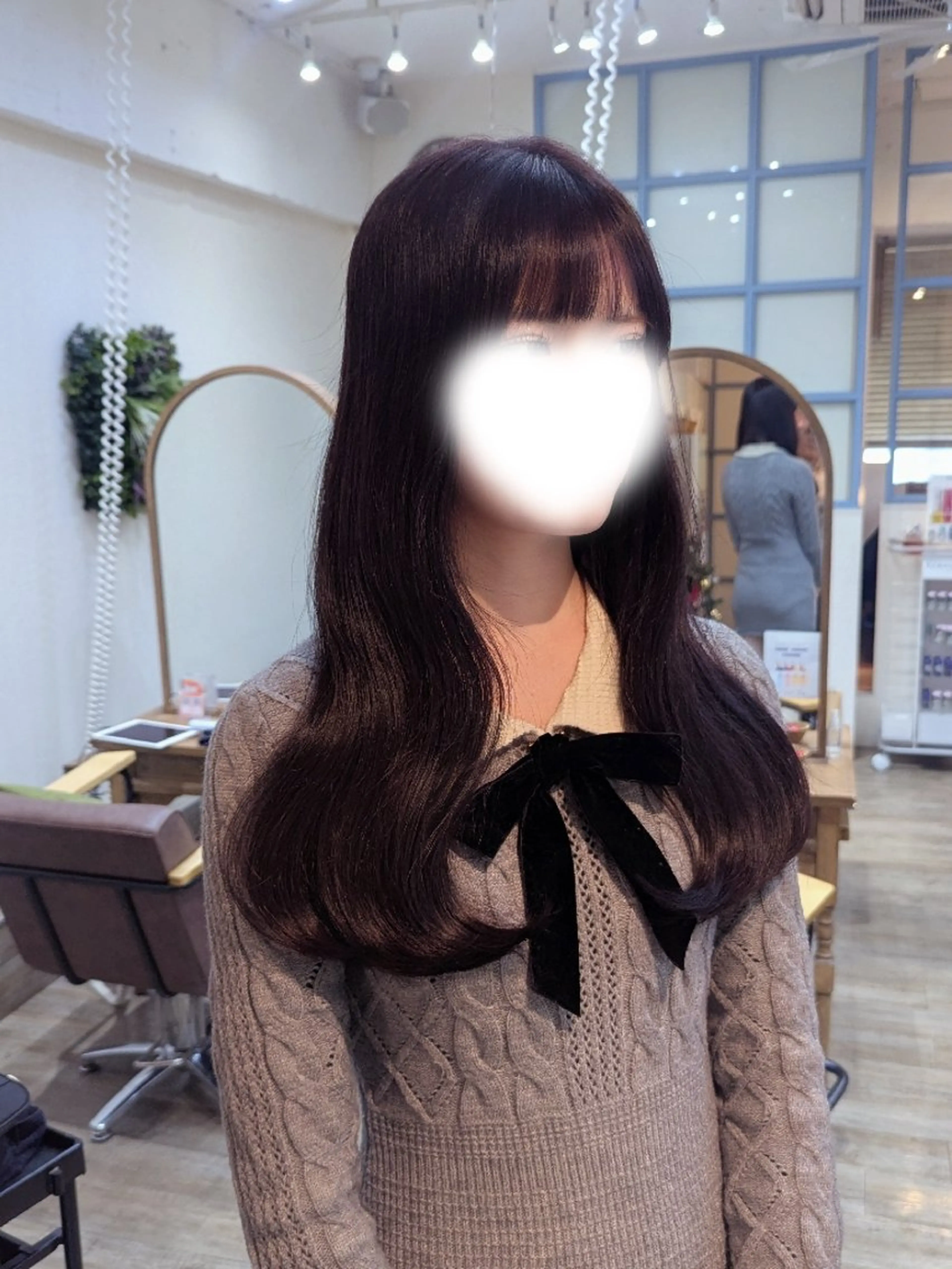 ロング カラー バイオレットカラー カット ヘアカラー 🏹MIYU￤抜け感 ×柔らかカラーのヘアスタイル