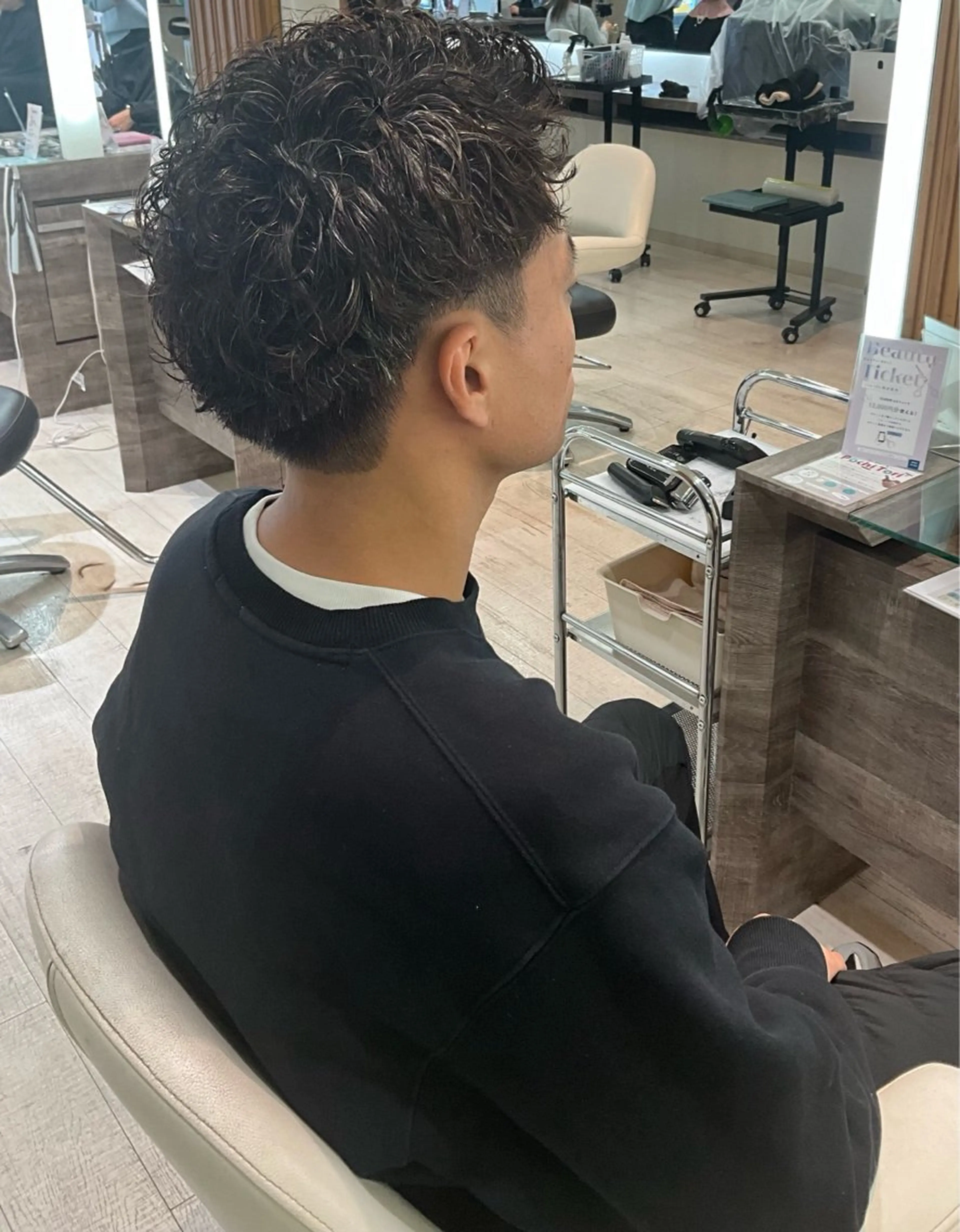 パーマ メンズ メンズパーマ カット パーマ 佐野 太河のヘアスタイル