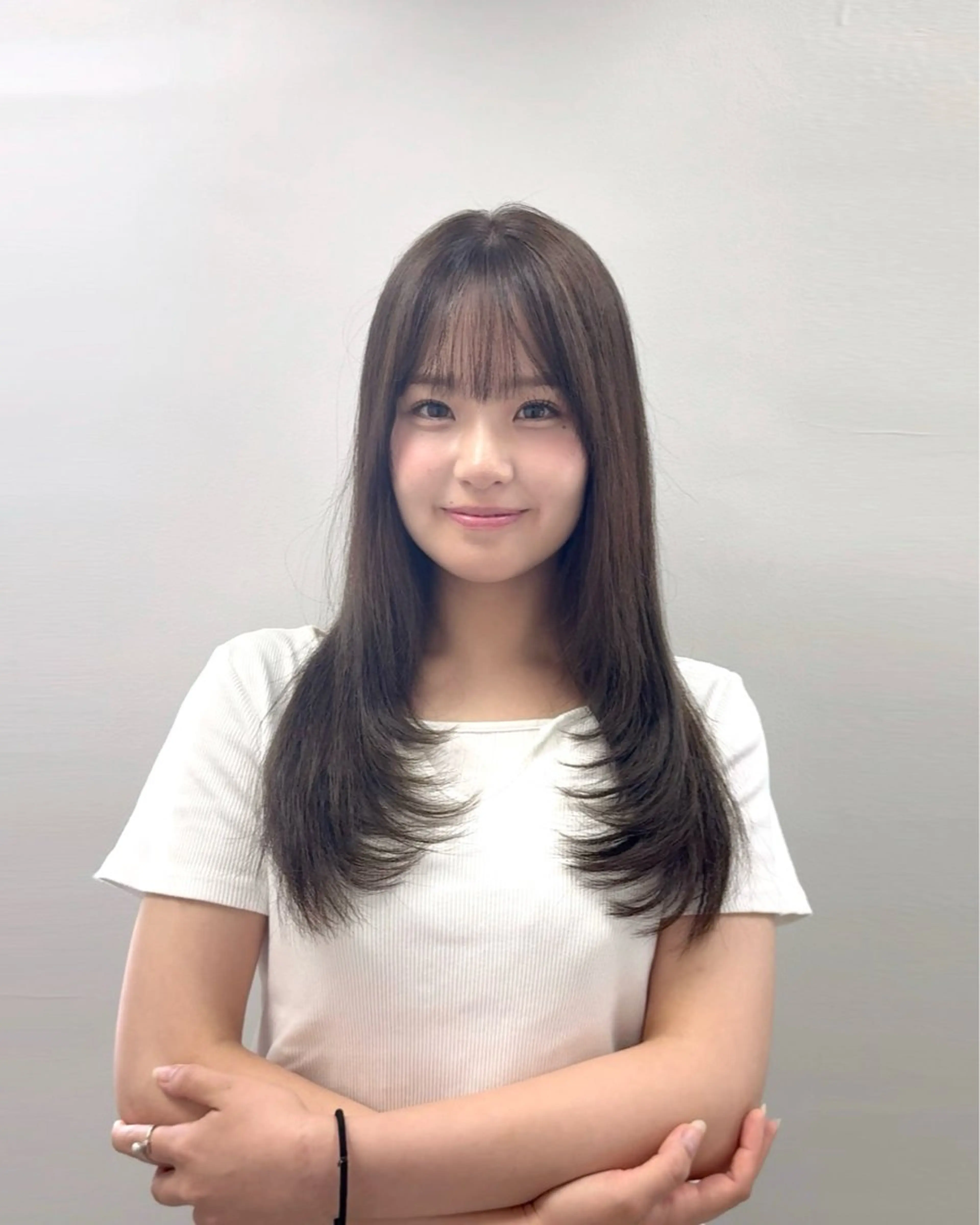 ロング カラー カット ヘアカラー トリートメント 🥂上品ワンホンヘア 🥂nozomiのヘアスタイル