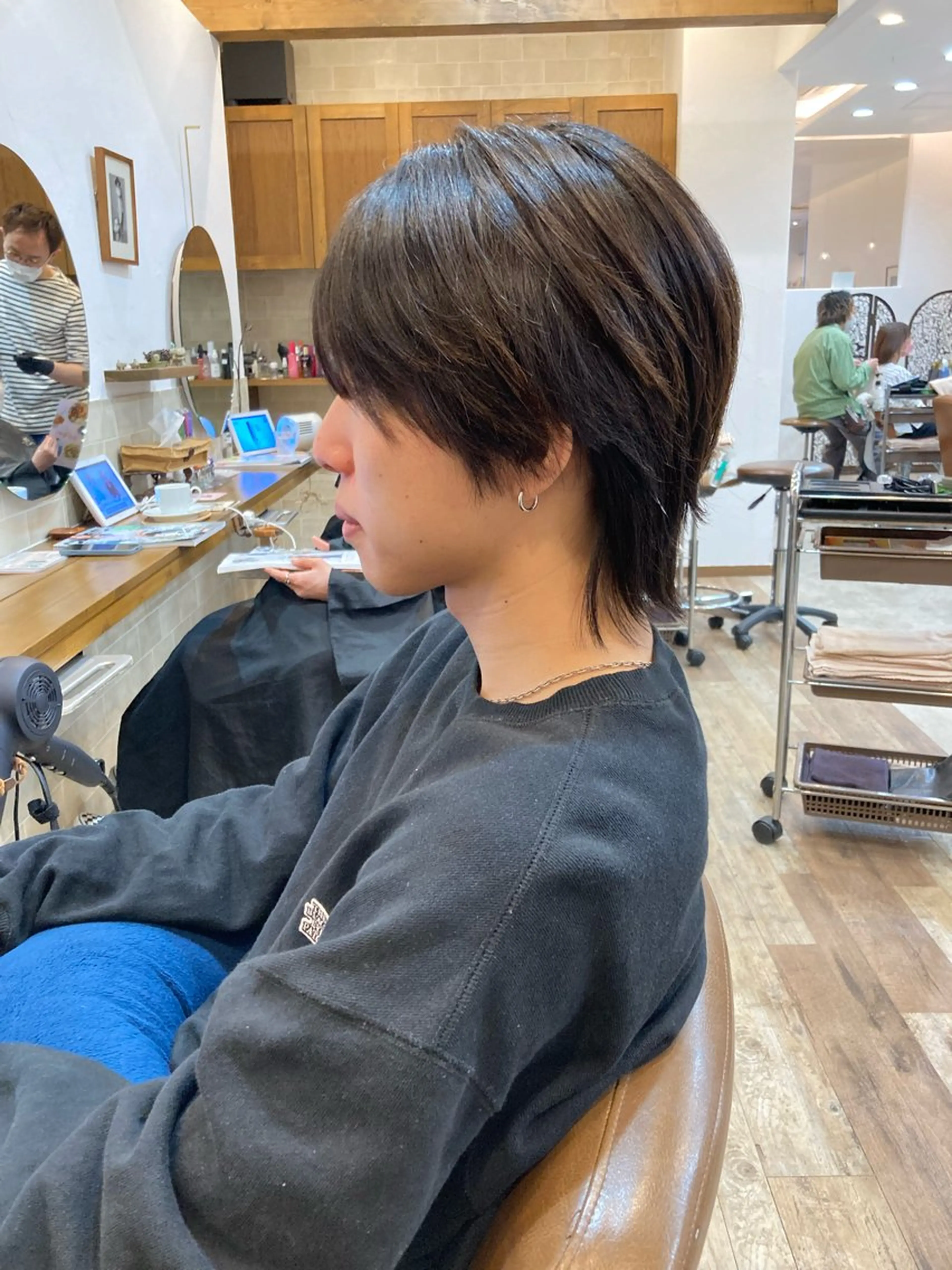 ミディアム メンズ ヘッドスパ カット特化型 美容師/栗本のヘアスタイル