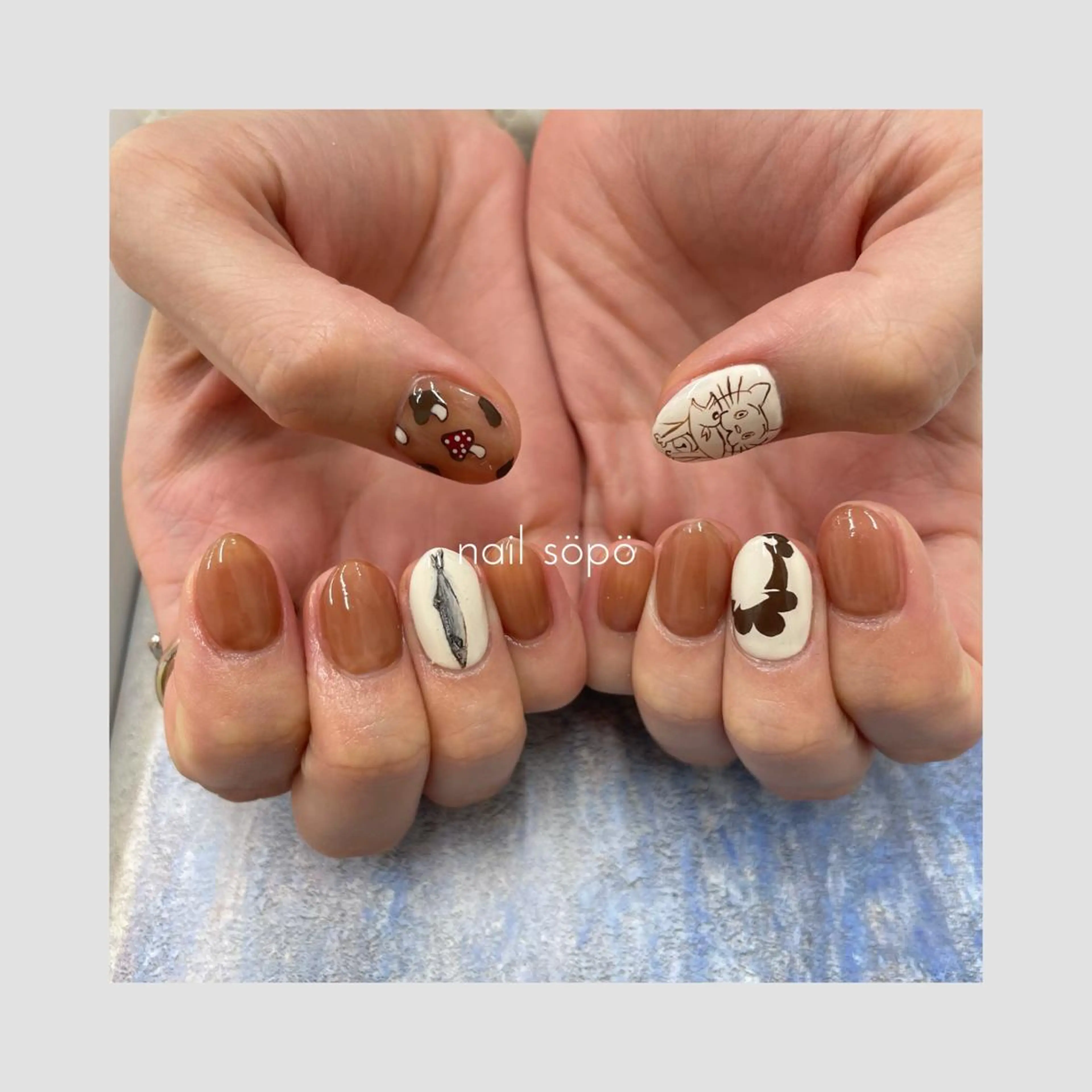 ネイル 自由が丘✳︎奥沢 nail söpöのネイルデザイン