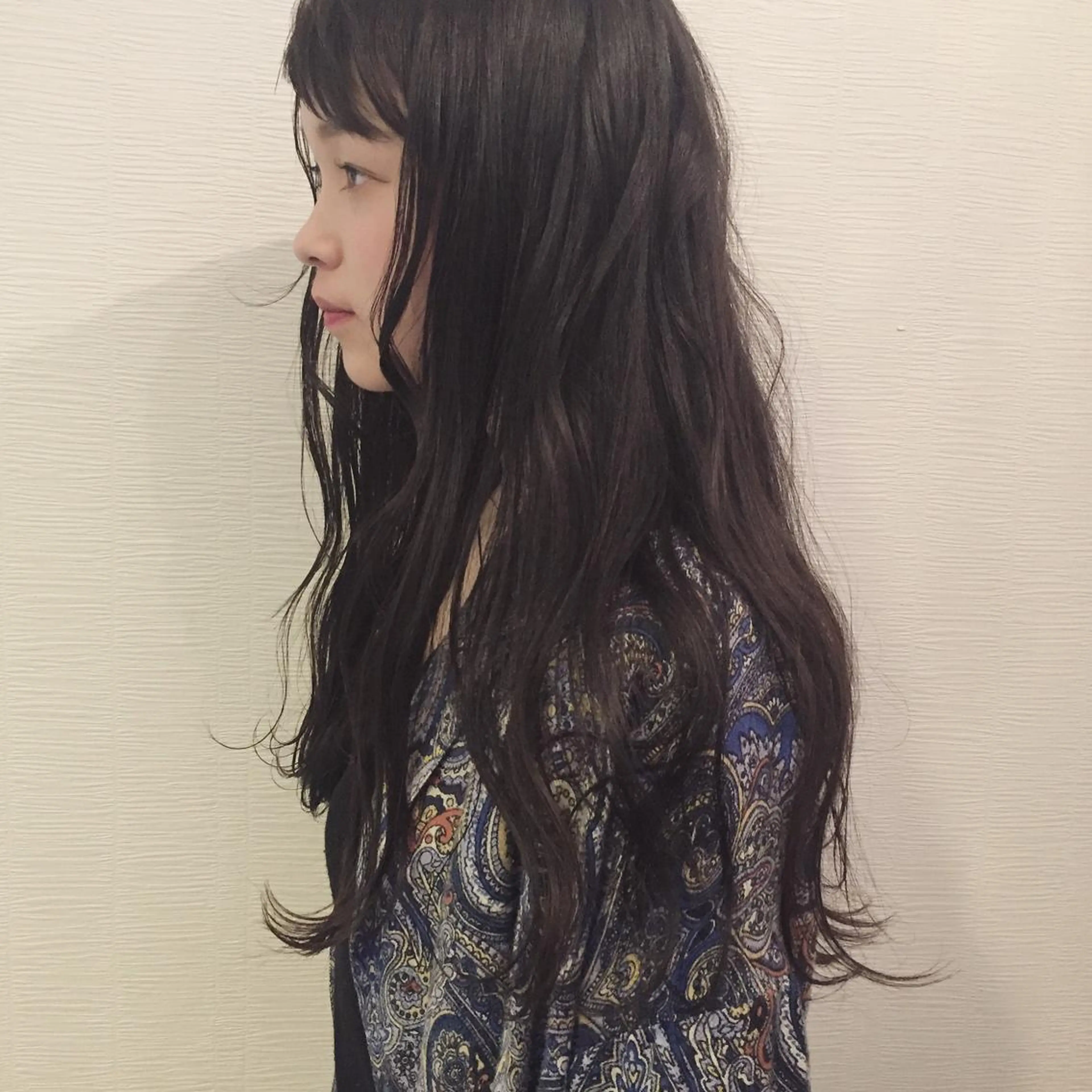 ロング パーマ 似合わせカット トリートメント カット パーマ トリートメント 池田 真由美のヘアスタイル
