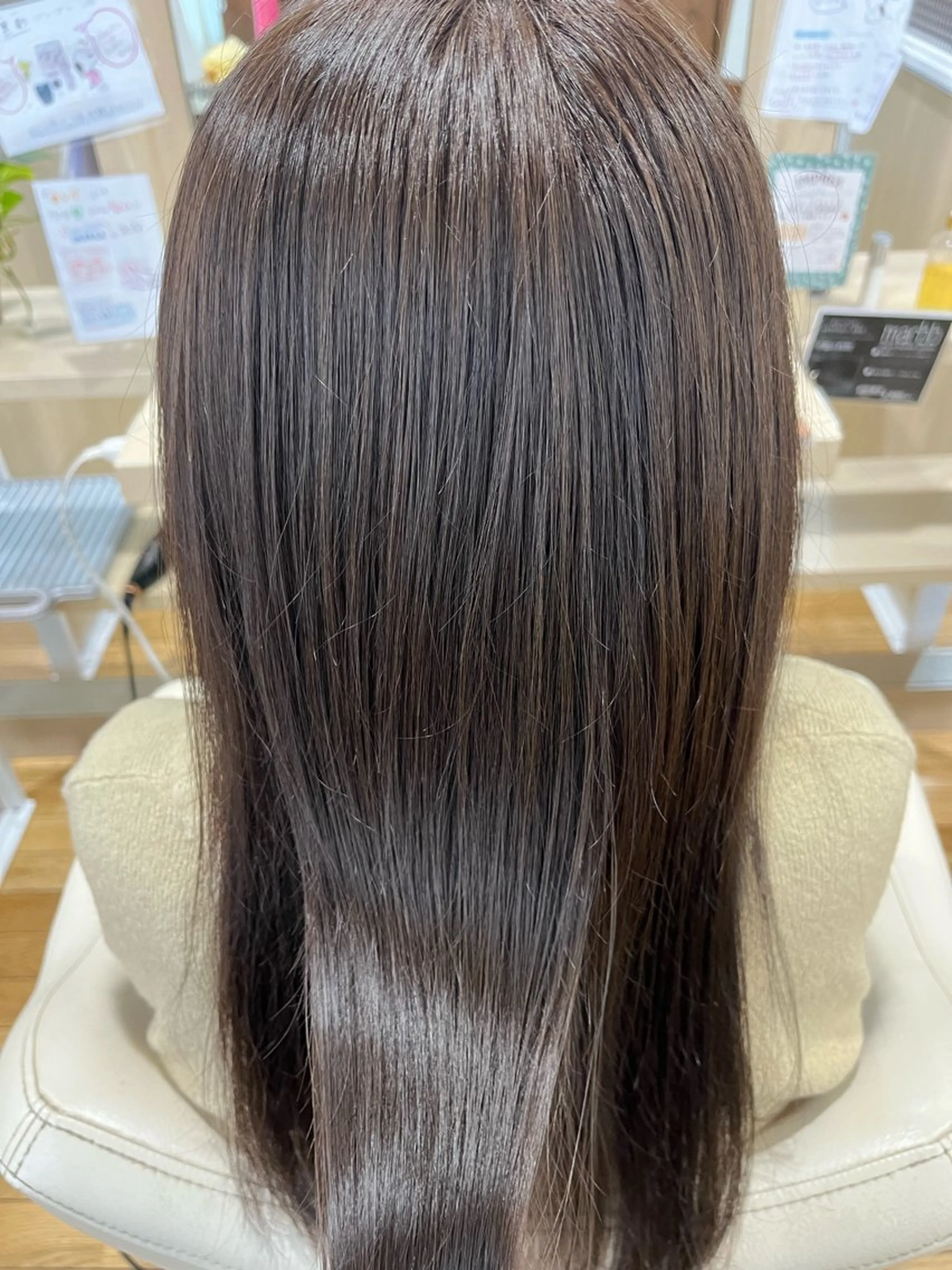 ロング カラー カット ヘアカラー 鈴木 結のヘアスタイル