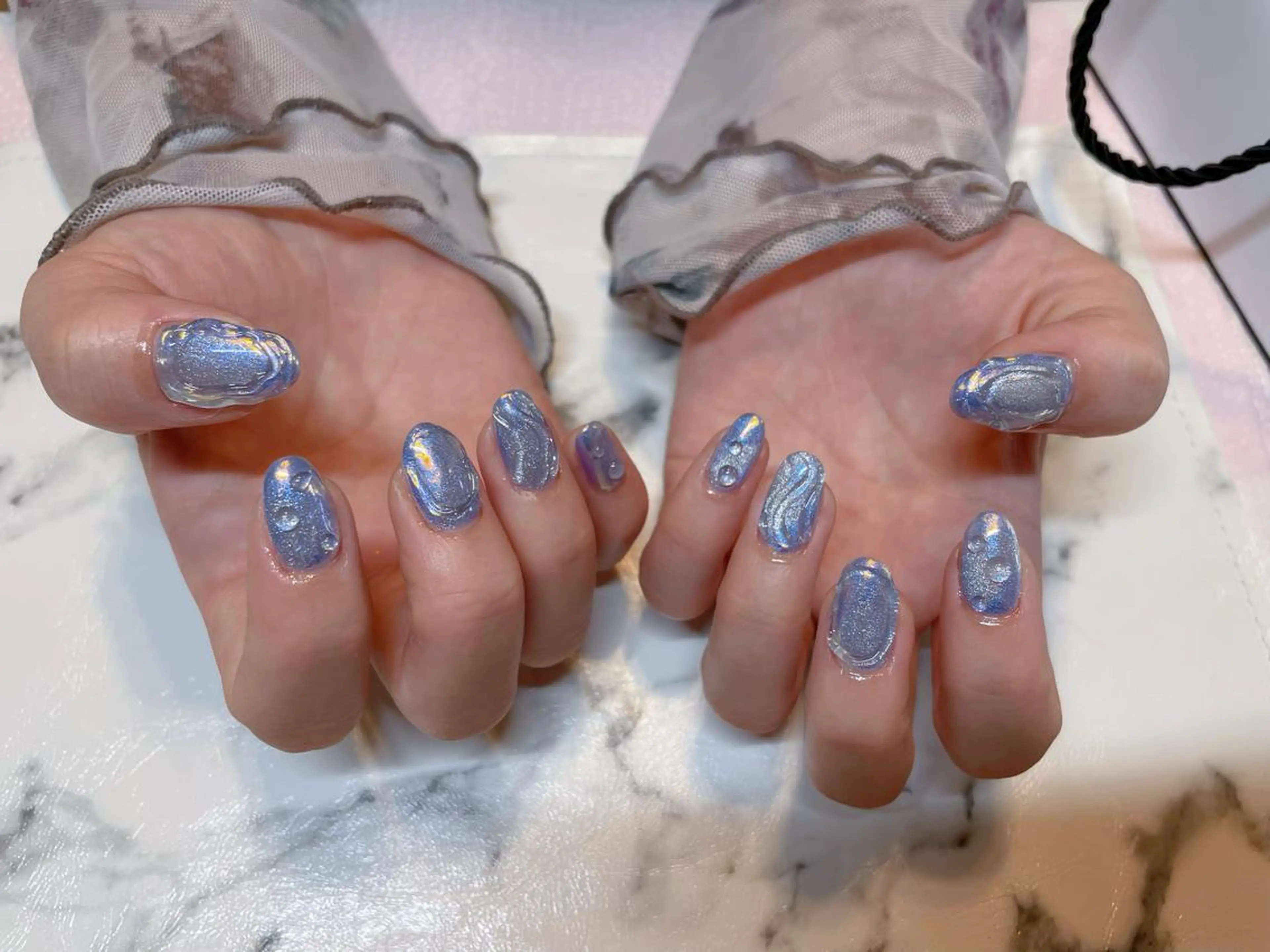 ネイル キラキラネイル ハンドネイル エン Nail salonのネイルデザイン