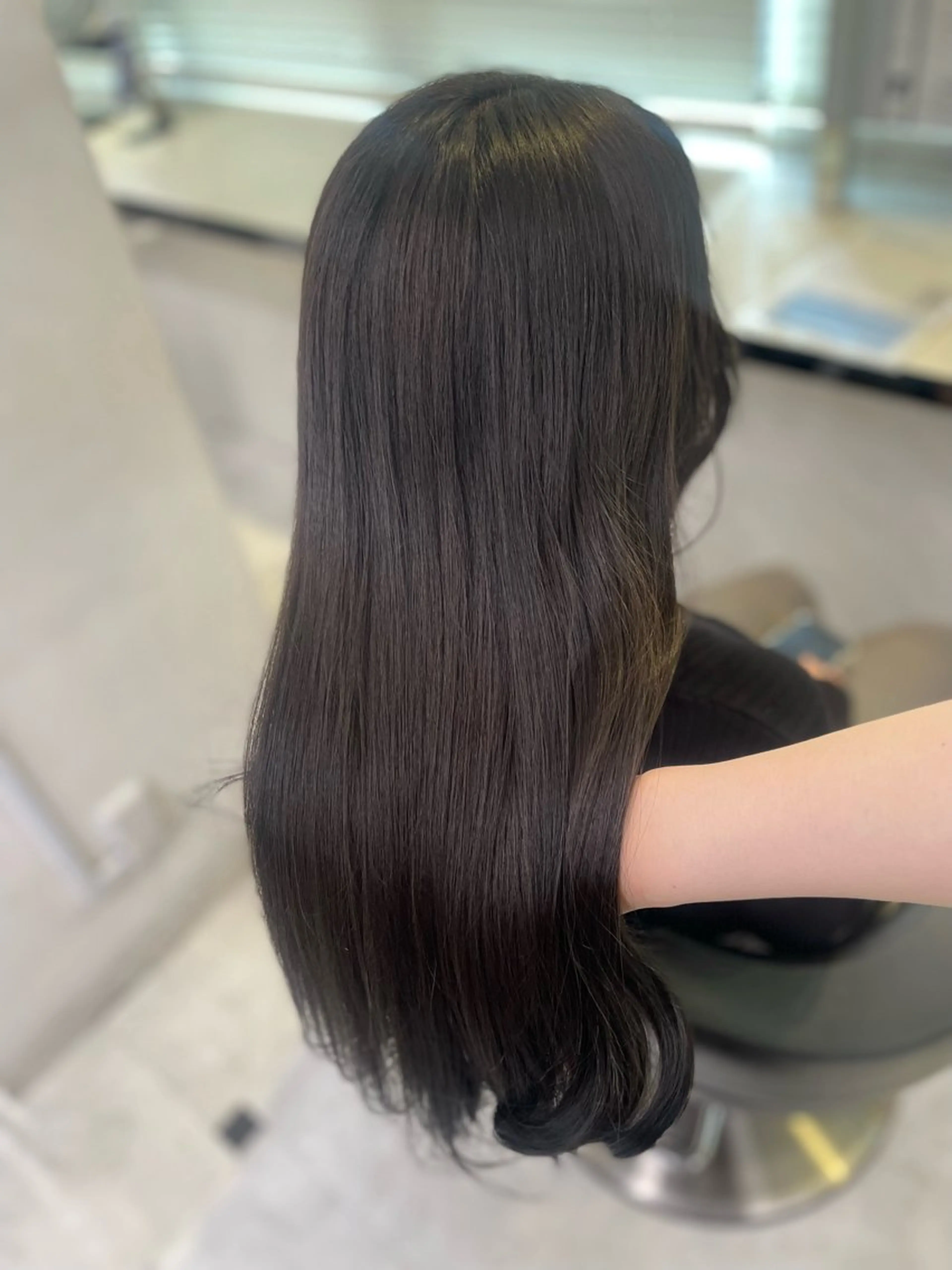 ミディアム カット ヘアカラー うる艶トレンドヘア 🕊️上野BABYのヘアスタイル