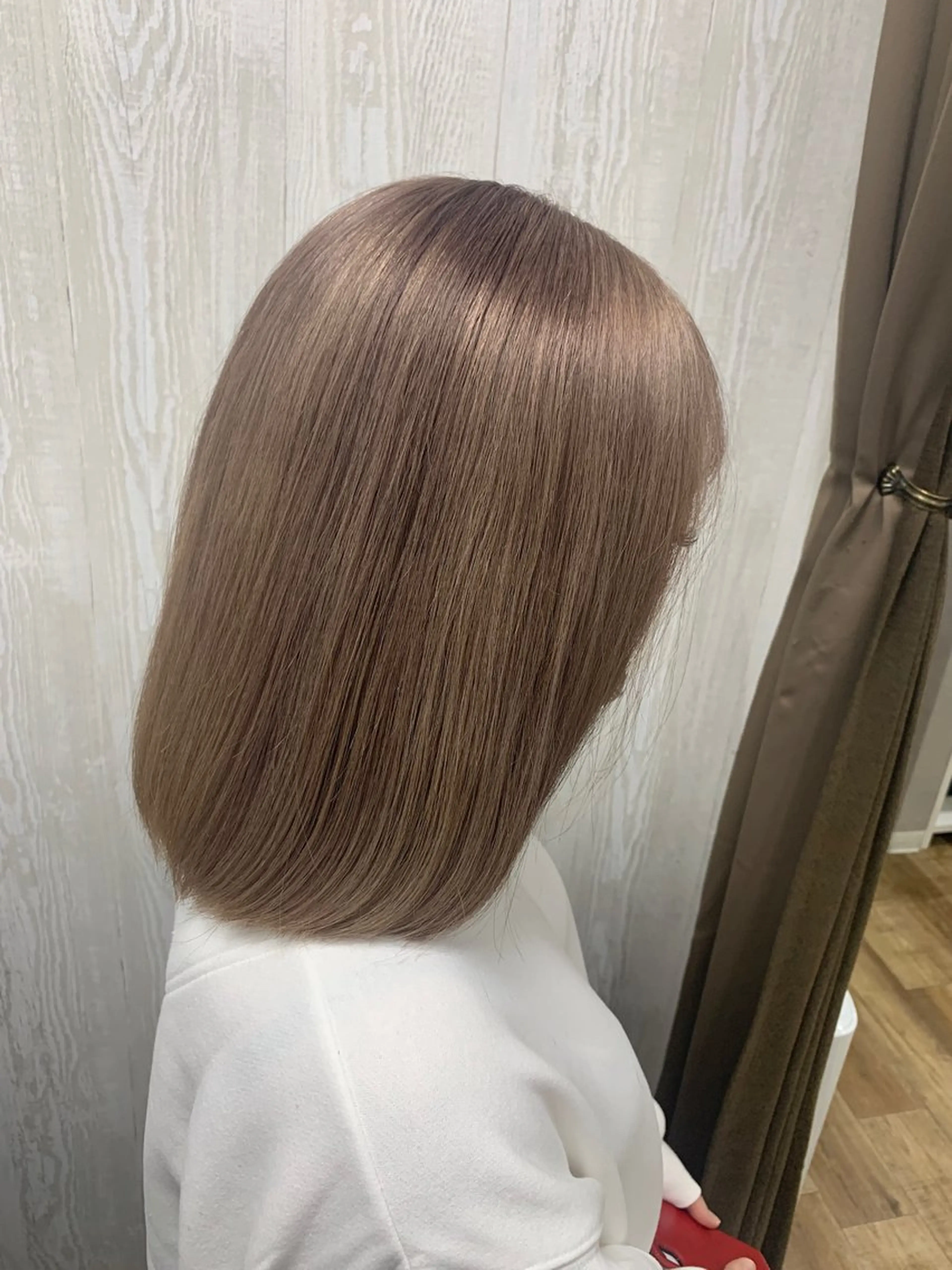 ミディアム カット ヘアカラー 竹原 徹のヘアスタイル