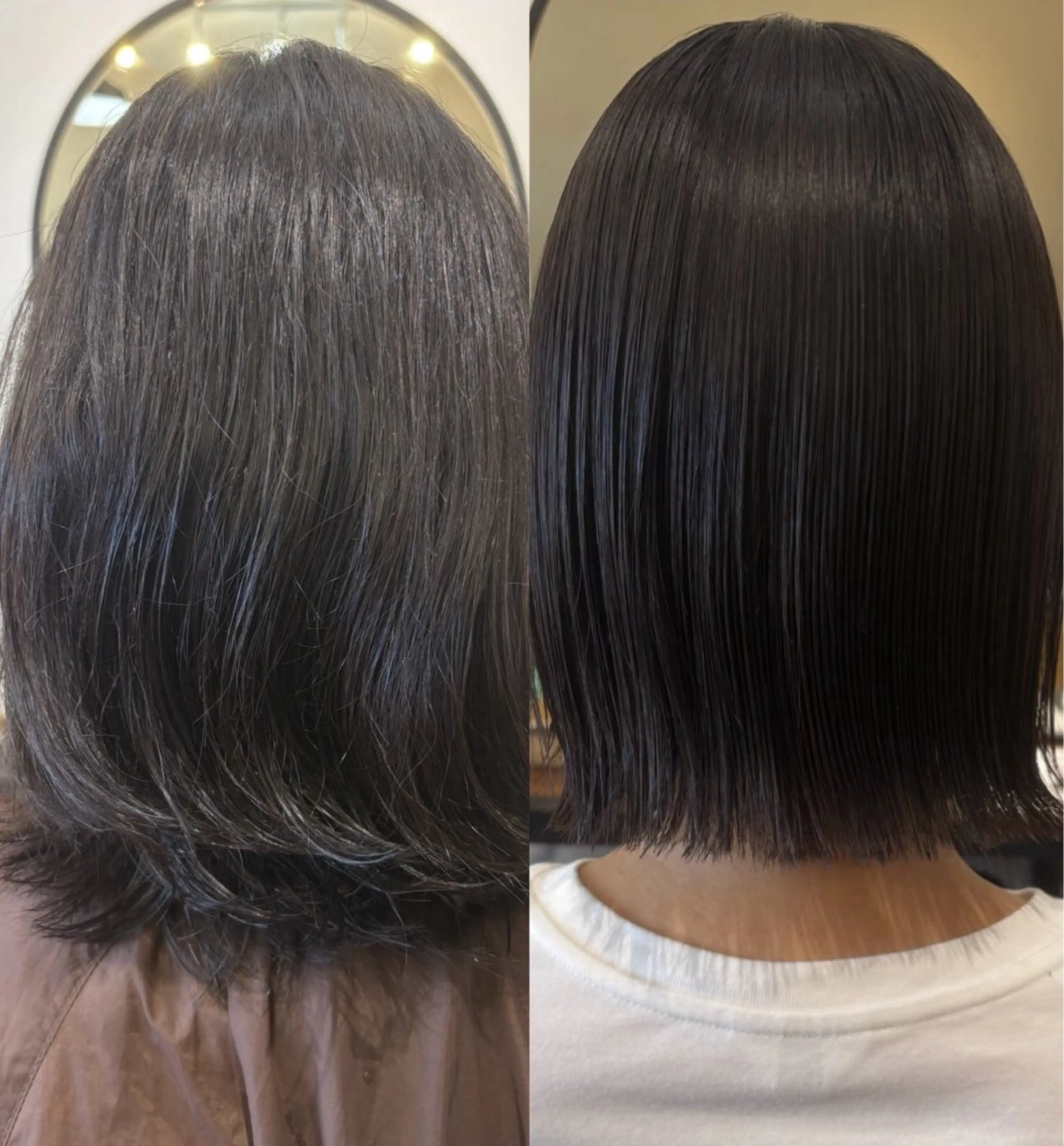 ミディアム 横 田のヘアスタイル