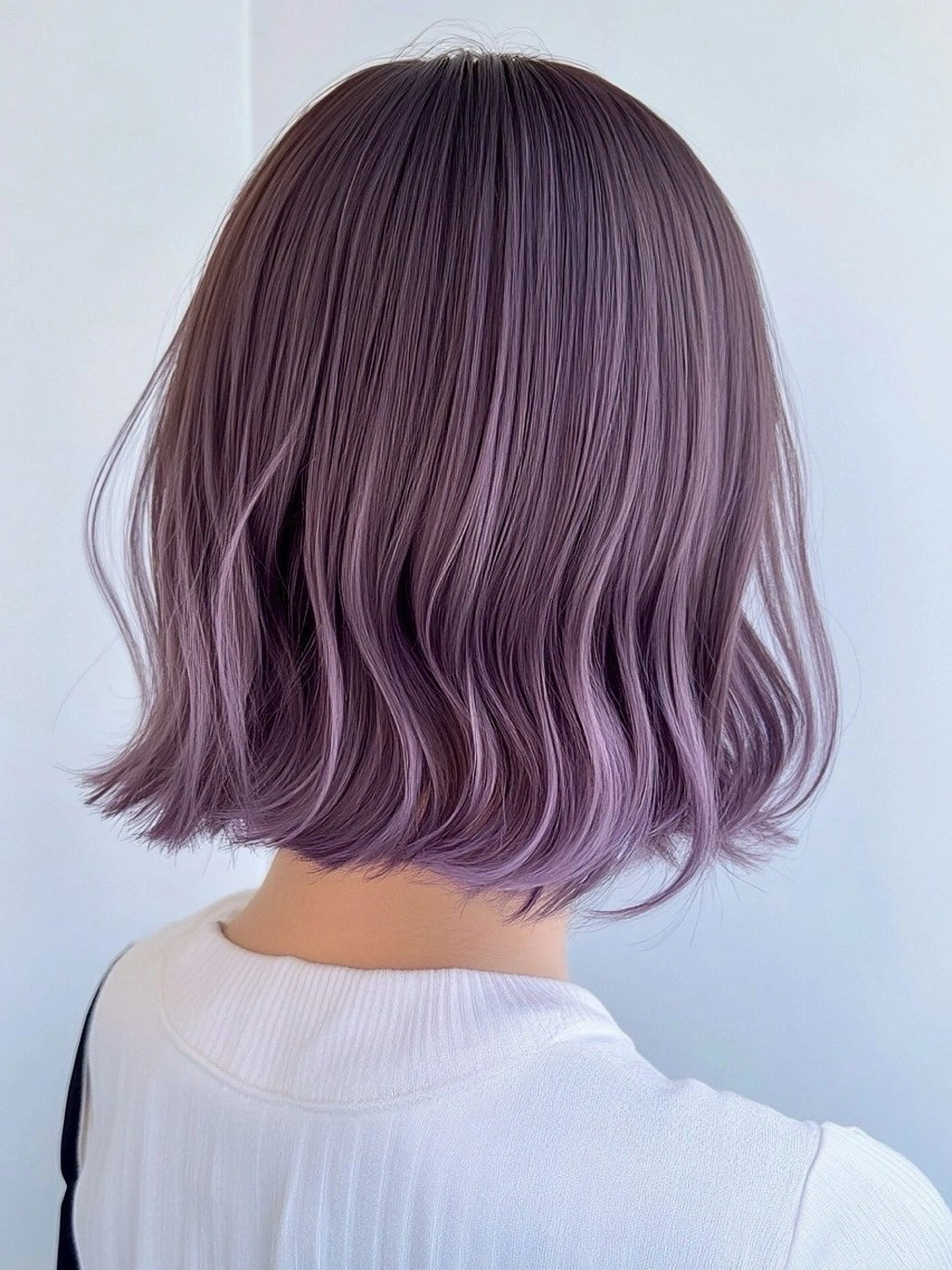 ミディアム カラー ヘアカラー トリートメント 🫧ハイトーン 🌈透明感☘️らいのヘアスタイル