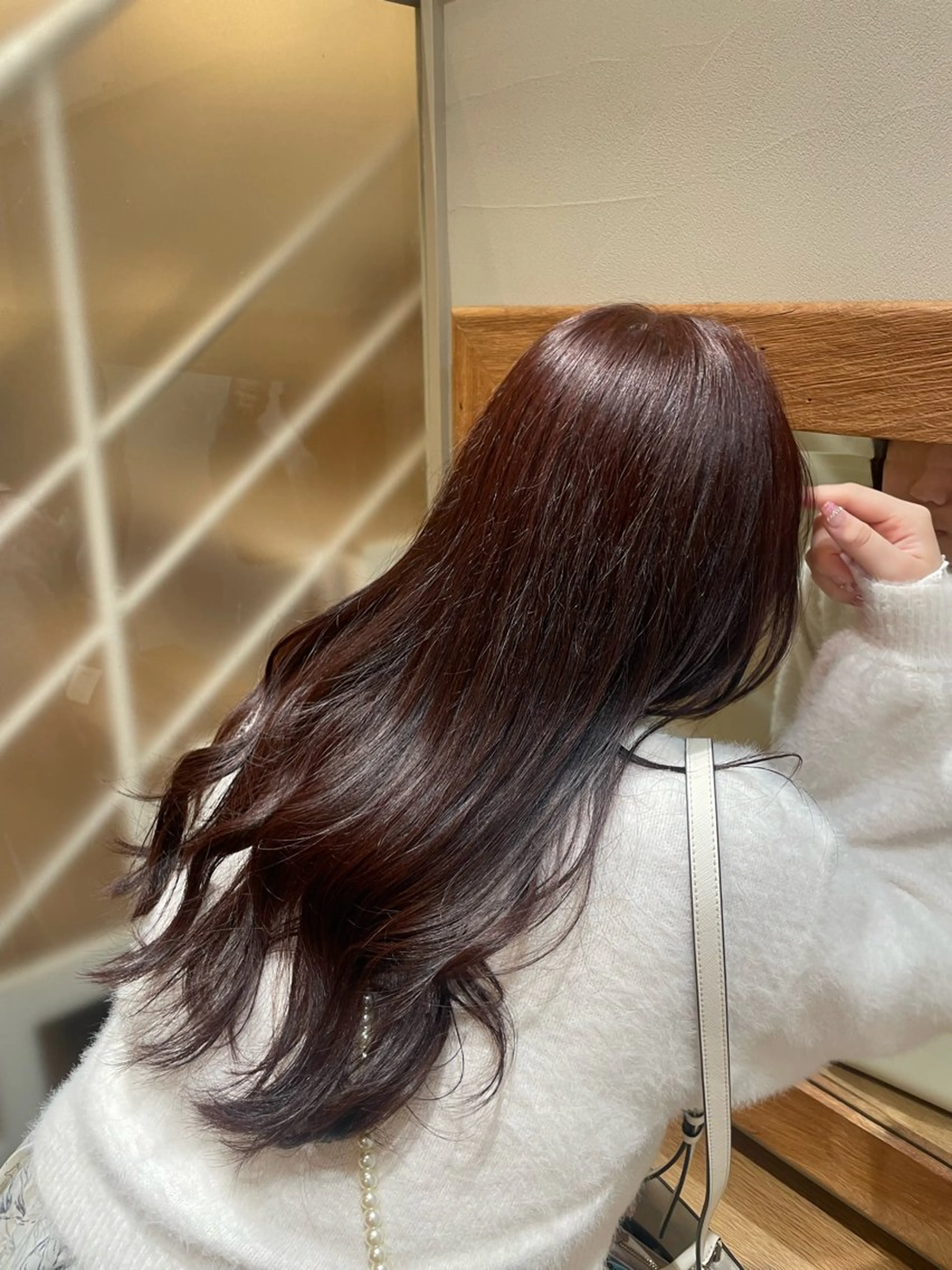 ロング カラー ブリーチ 🍁ロングパーマドラ イパーマ🍁陸来のヘアスタイル