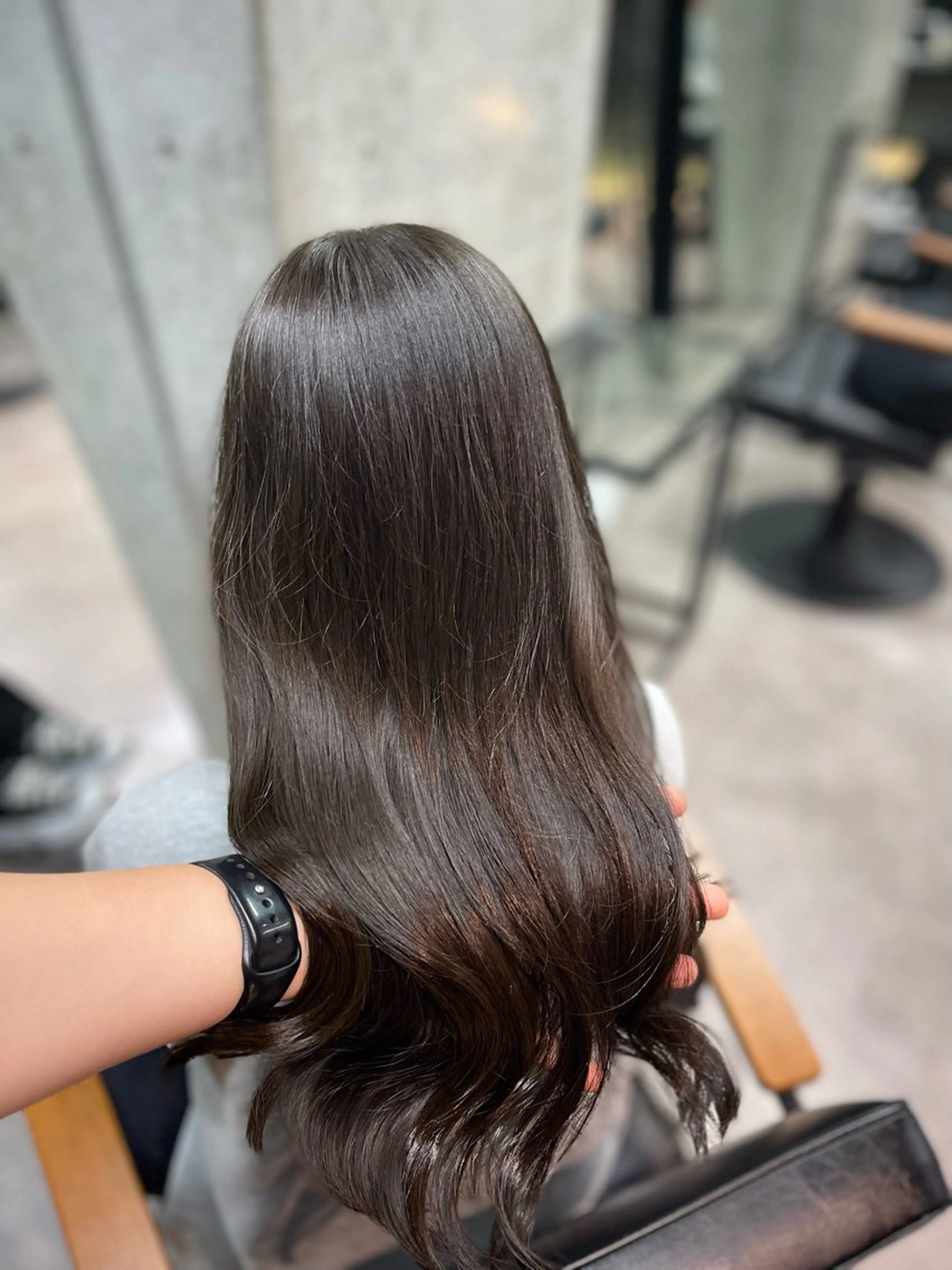 ロング カラー ヘアカラー 髪質改善/堀江 ケアカラーtoshiのヘアスタイル