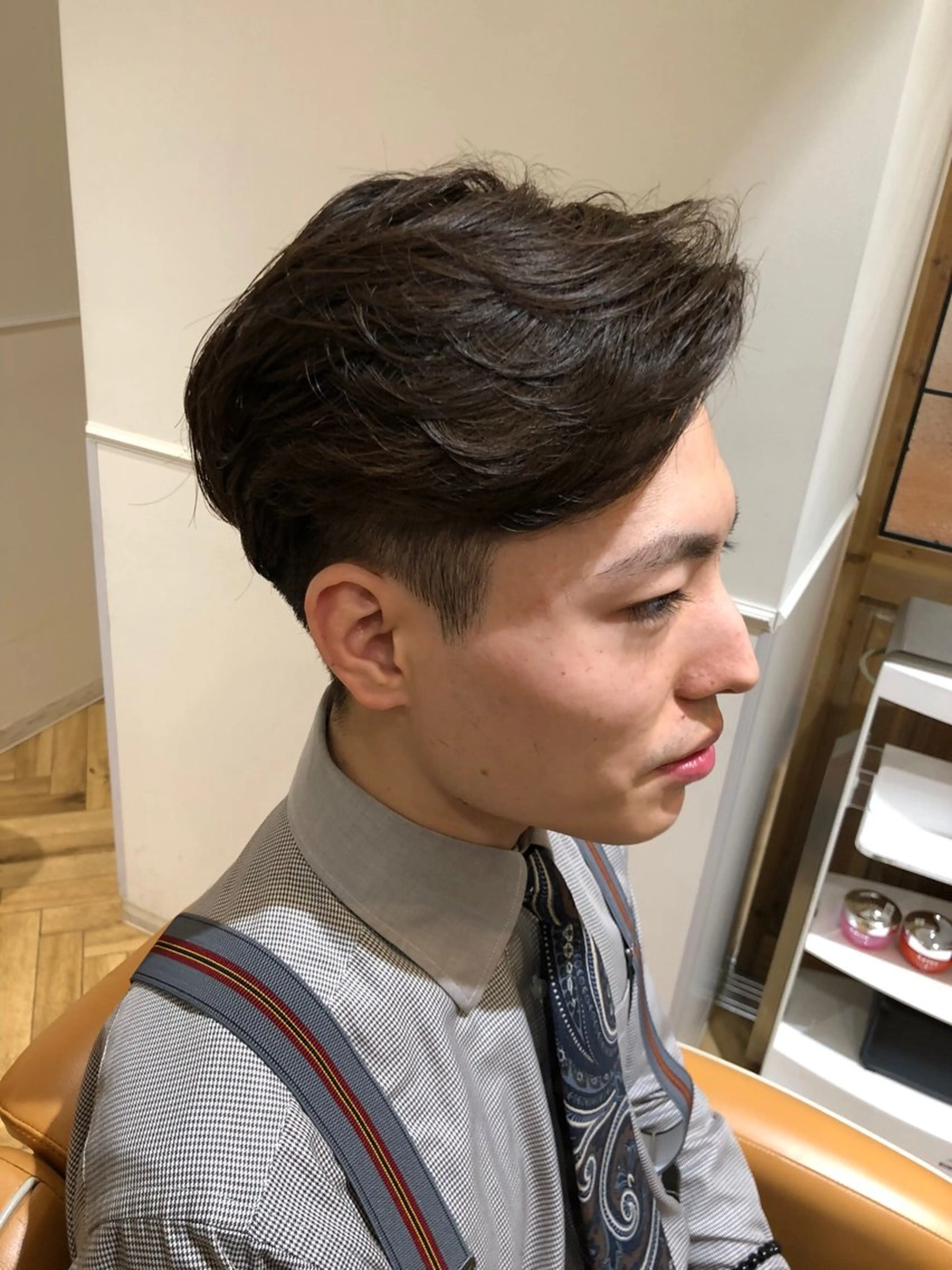 ショート カット パーマ 【大人髪】men's パーマ/潤艶髪のヘアスタイル