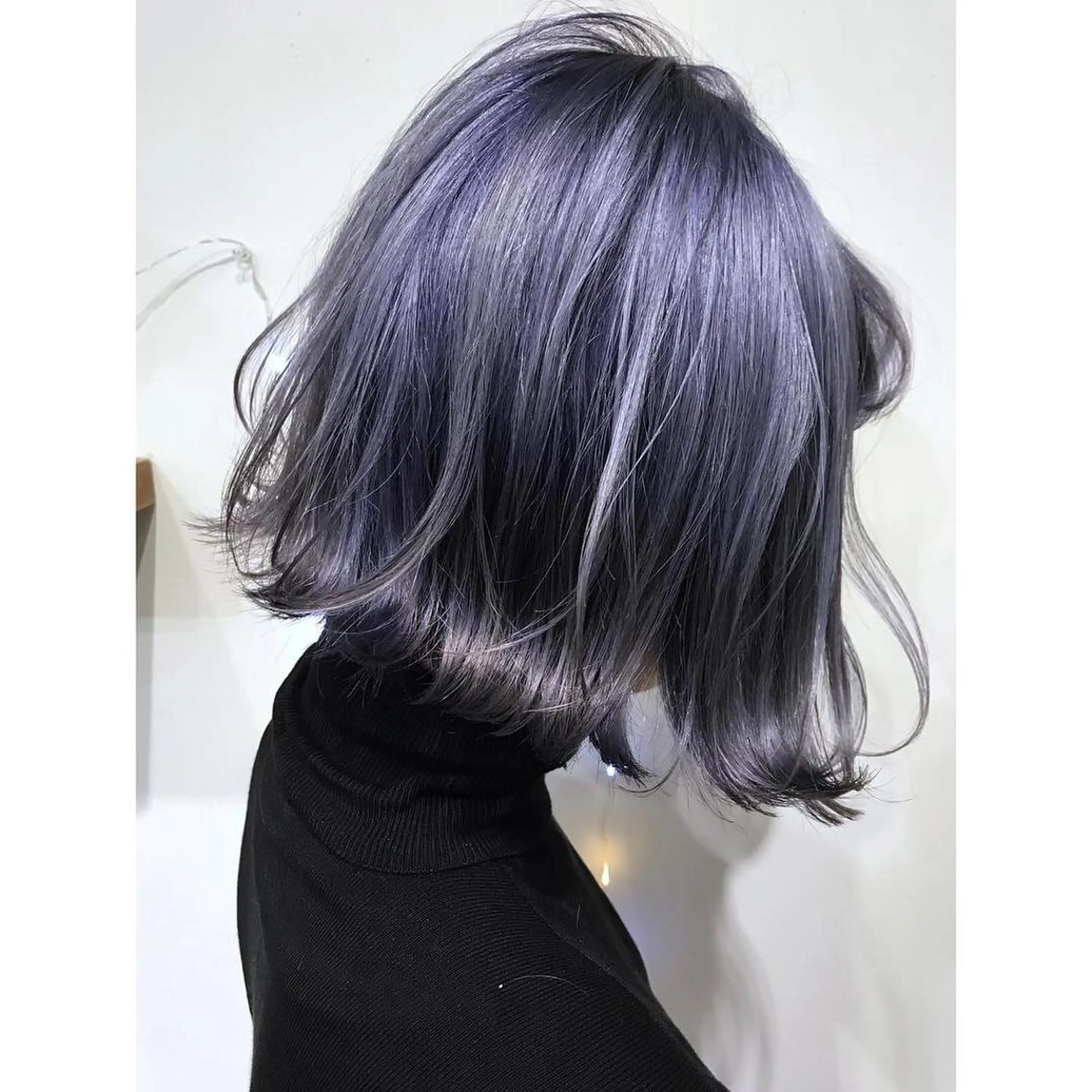 ショート カラー パープルカラー 似合わせ提案サラ艶♡ 彩華のヘアスタイル