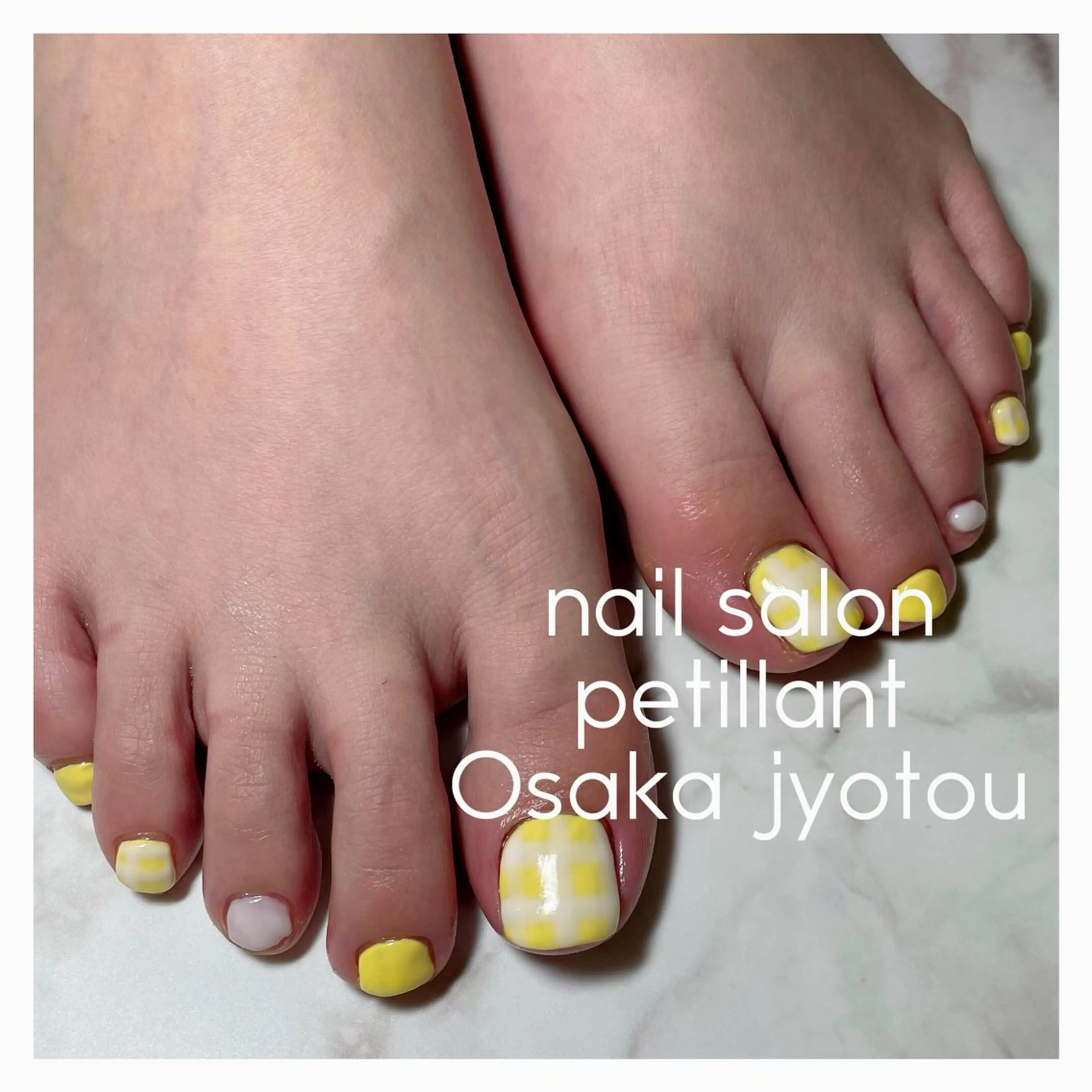 ネイル フットネイル 春ネイル nail salon petillantのネイルデザイン