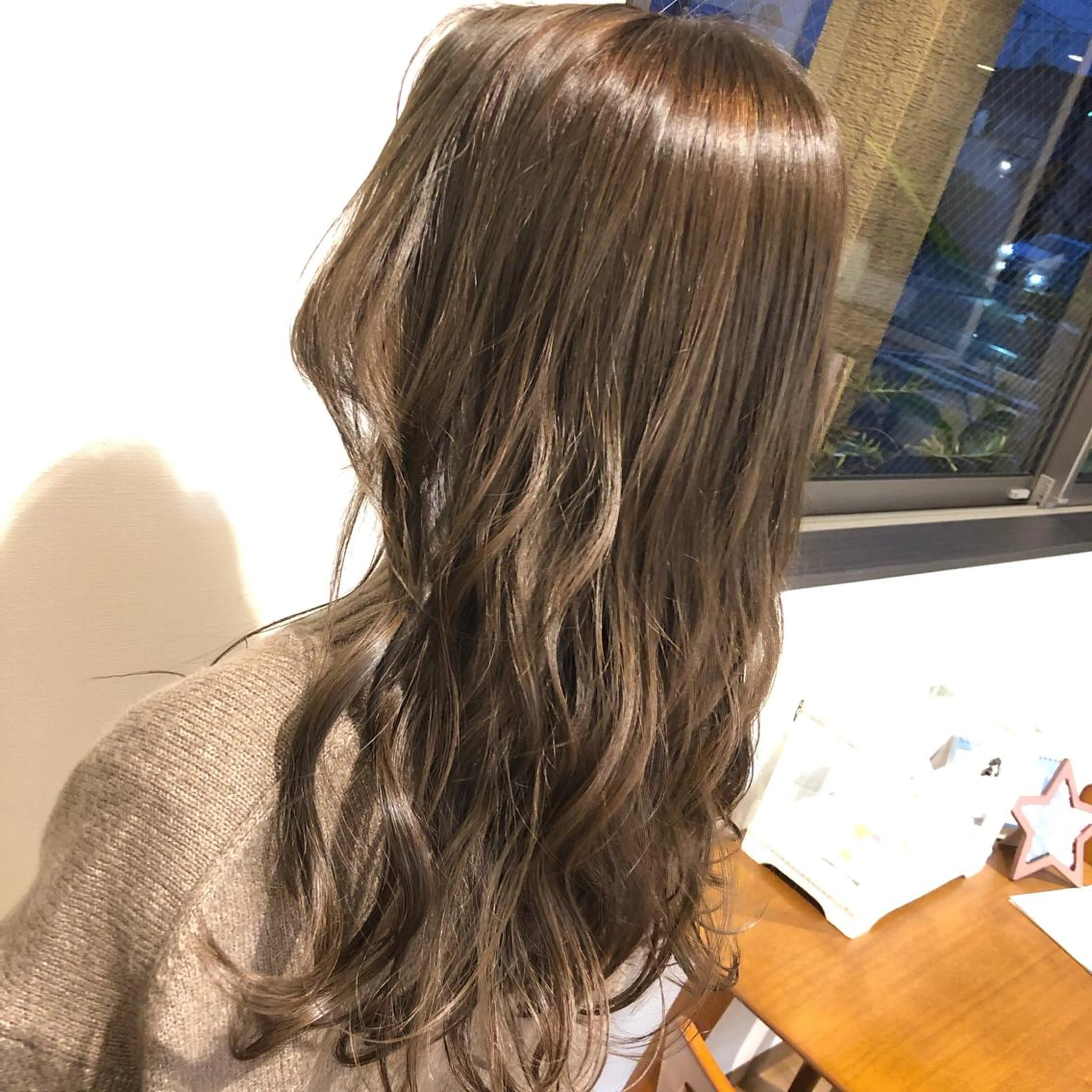 ロング カラー グレージュ ヘアカラー ☁️Stylist Karin☁️のヘアスタイル
