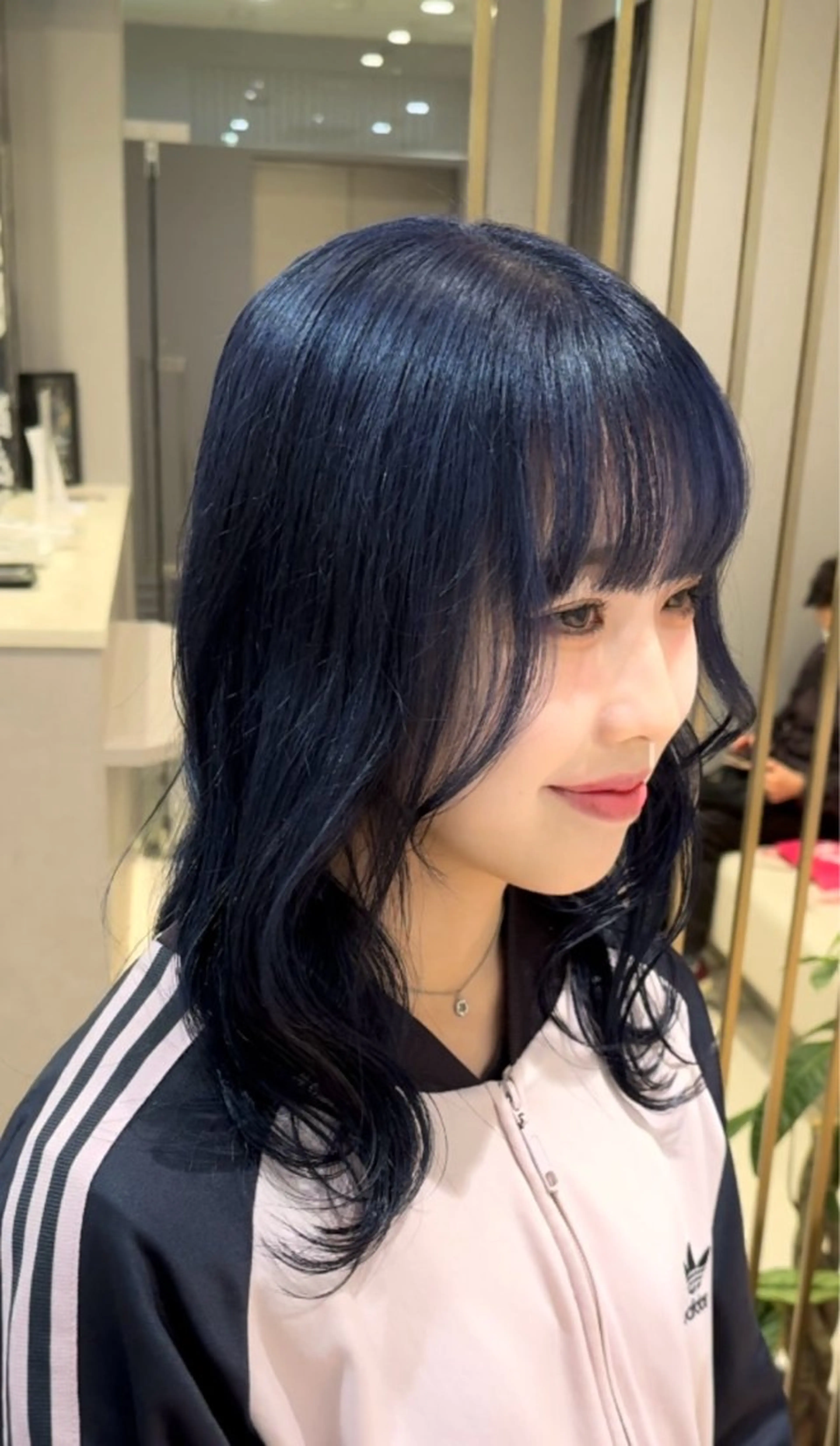ミディアム ボブ/艶カラー/ 縮毛矯正/寺岡祐斗のヘアスタイル