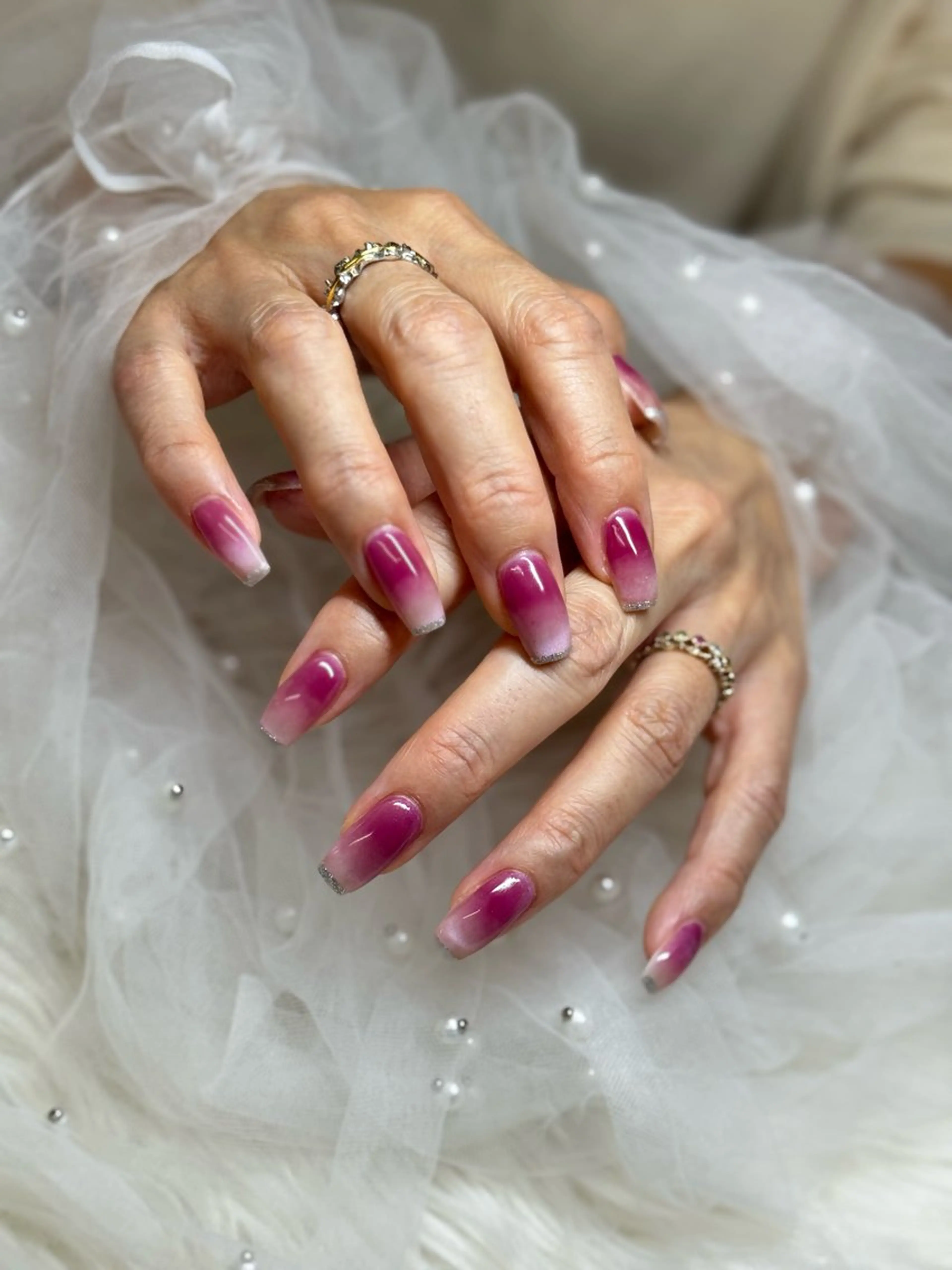 ネイル マグネットネイル 春ネイル LUCAS 千葉 AOI💅🏾💕のネイルデザイン