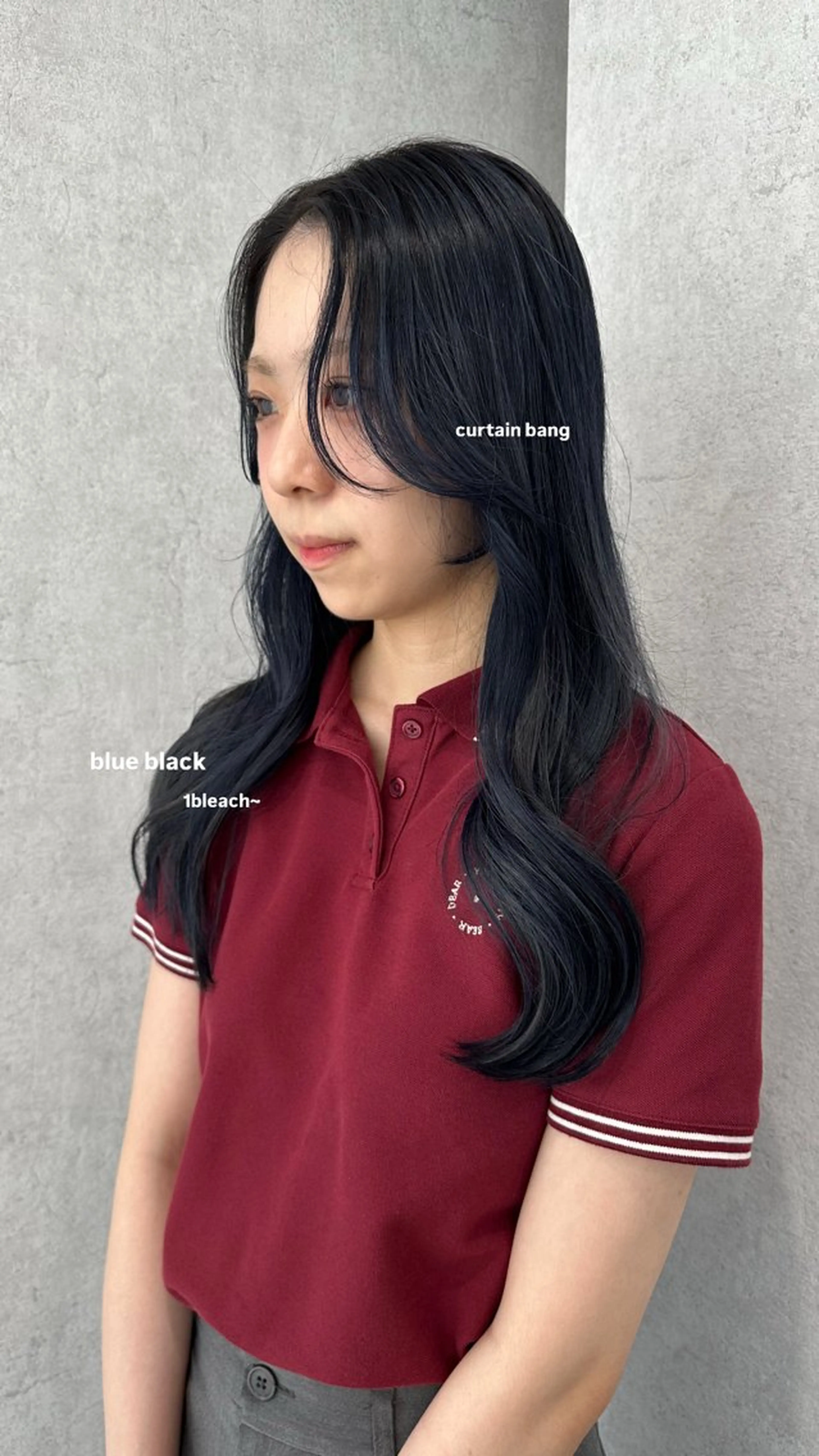 ロング カラー v-lab studio所属・韓国レイヤーカット/ 艶カラー/ noaのヘアスタイル