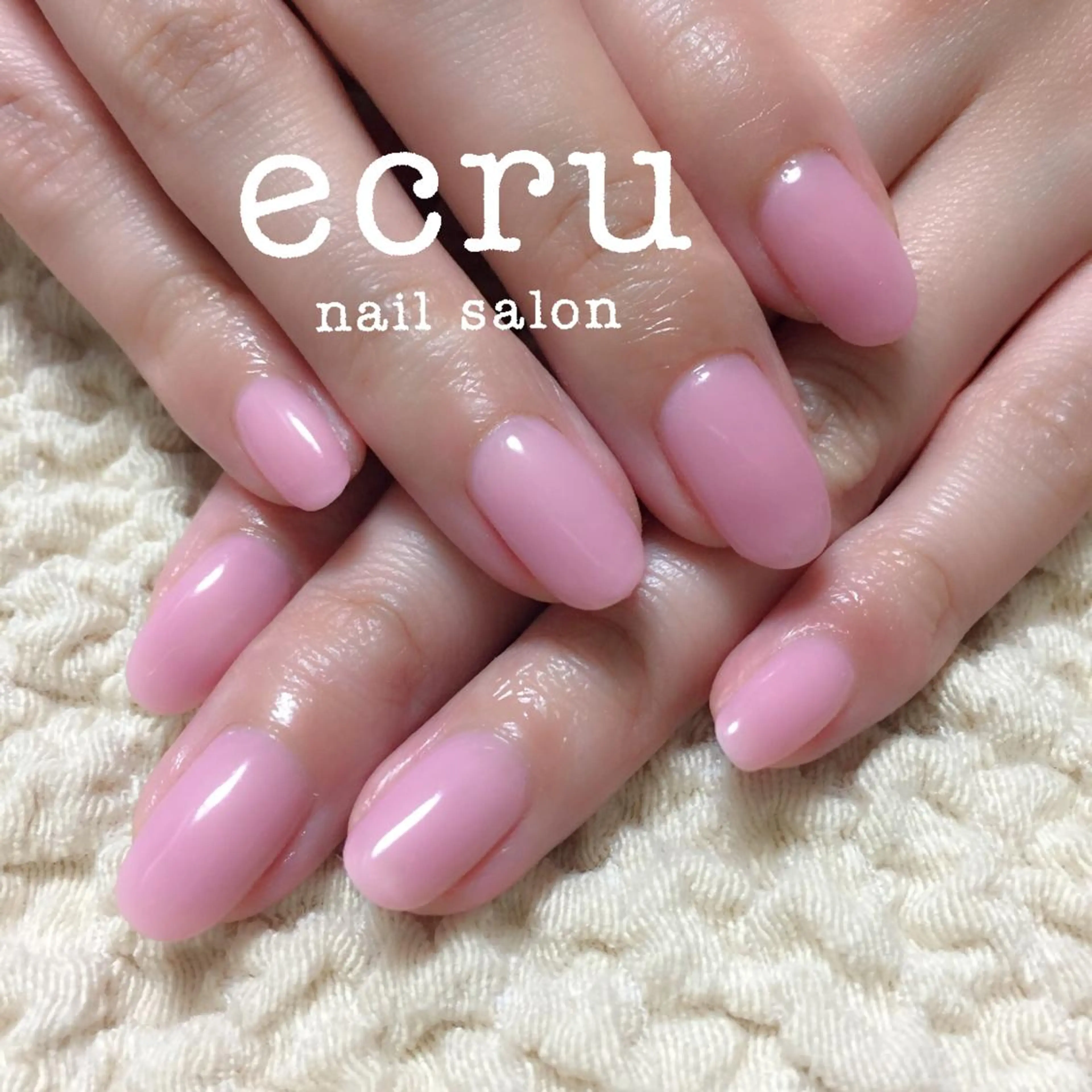 ネイル クリアネイル ジェルネイル ワンカラーネイル シンプルネイル ecru nail 長谷川まきのネイルデザイン