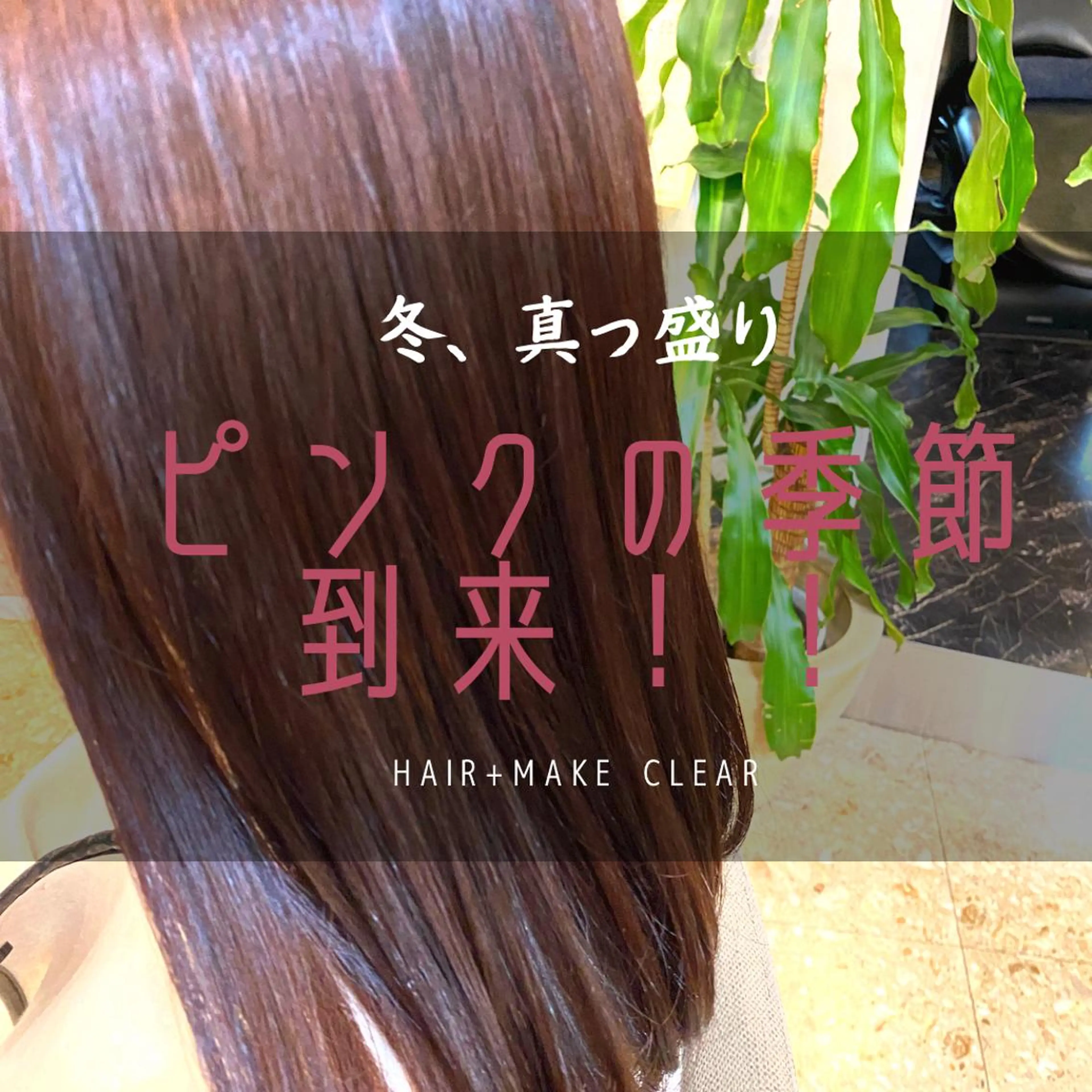 セミロング カラー イヤリングカラー ピンクカラー ✨ニュアンスカラー✨ かつべのヘアスタイル