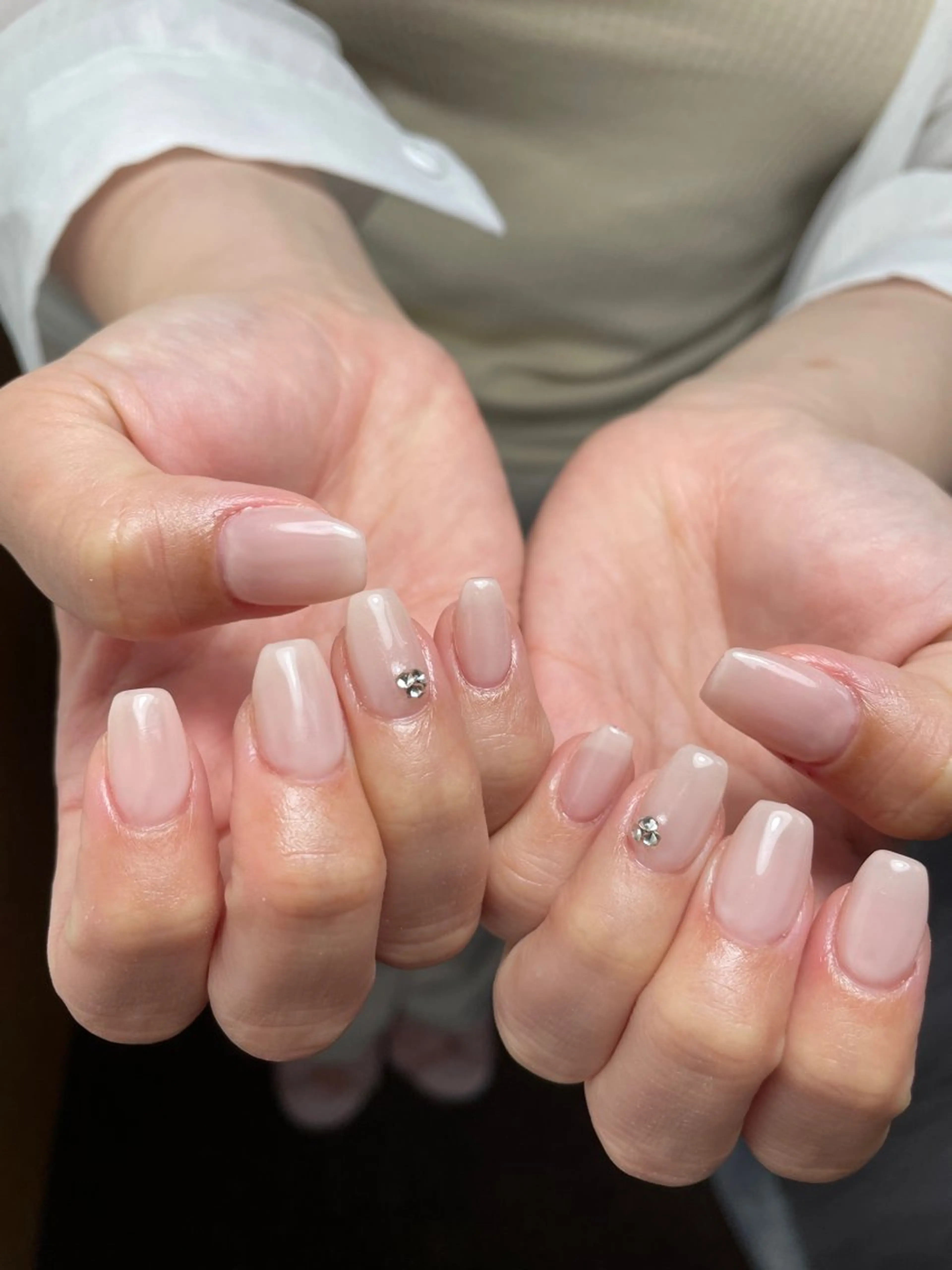 ネイル ストーンネイル ハンドネイル nail salon junosのネイルデザイン