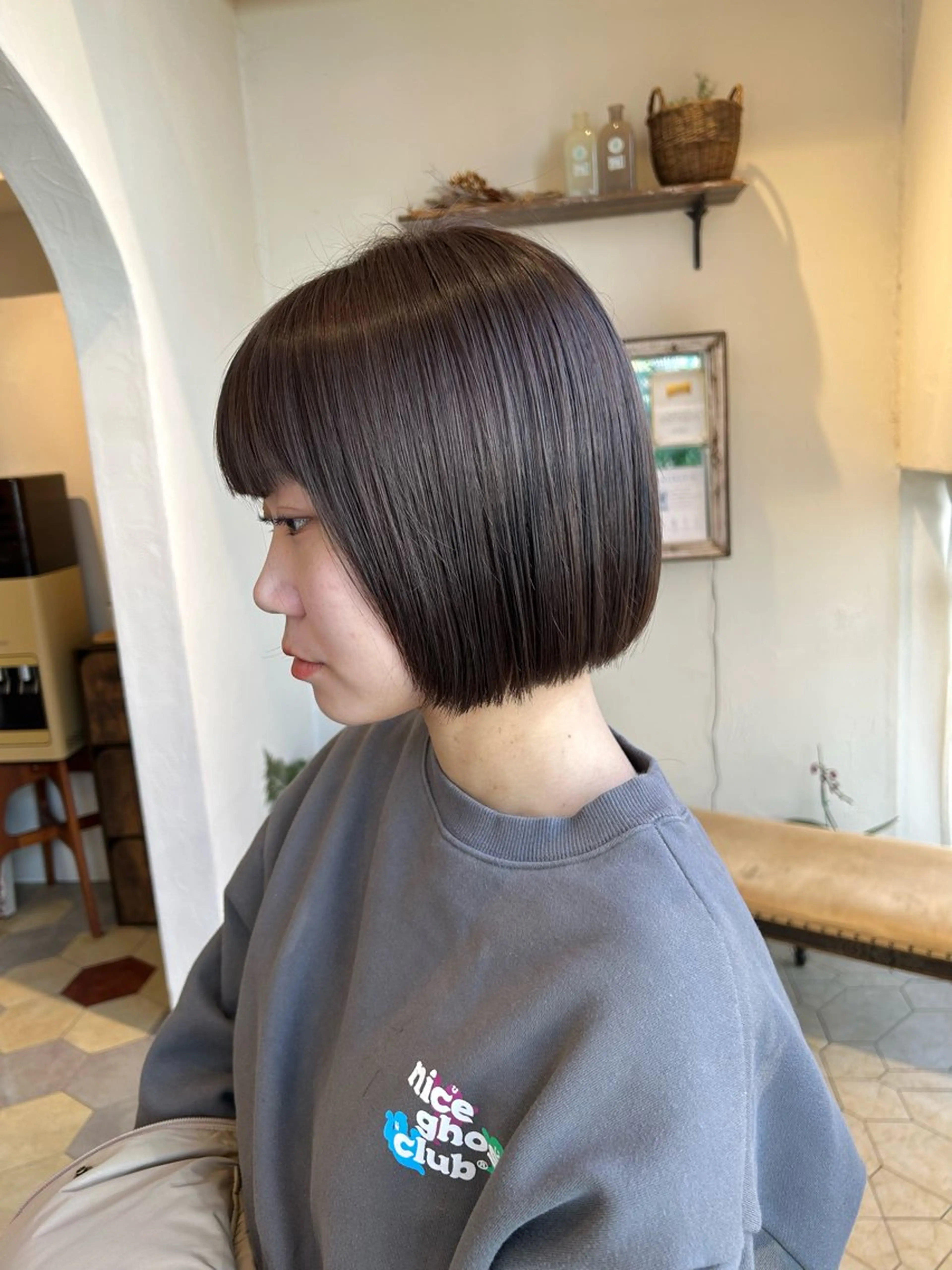 ショート 柳川沙羅 🌿透明感カラーのヘアスタイル