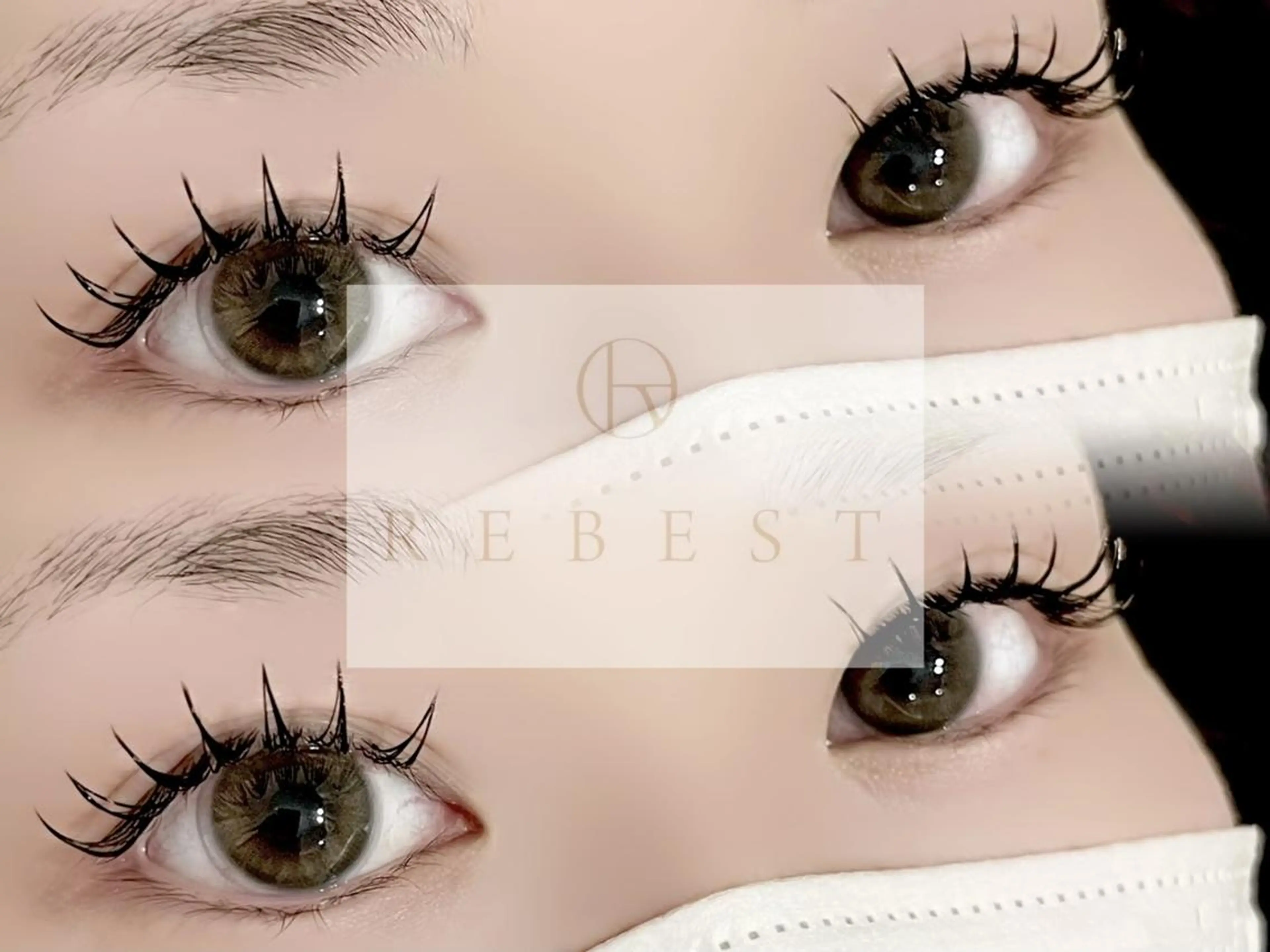 マツエク・マツパ マツエク REBEST 四條畷店のマツエク・マツパデザイン