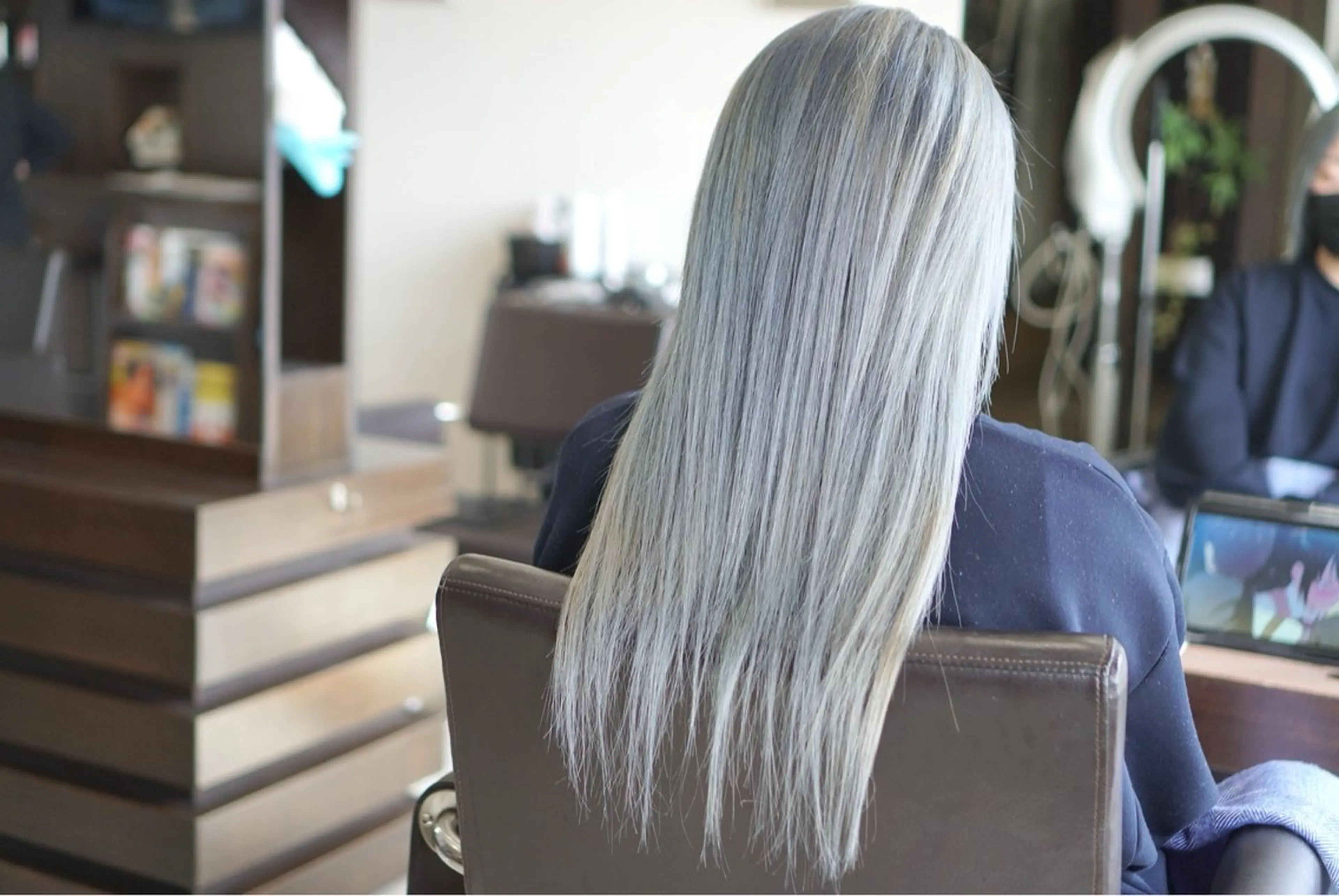 ロング 中島 剛のヘアスタイル