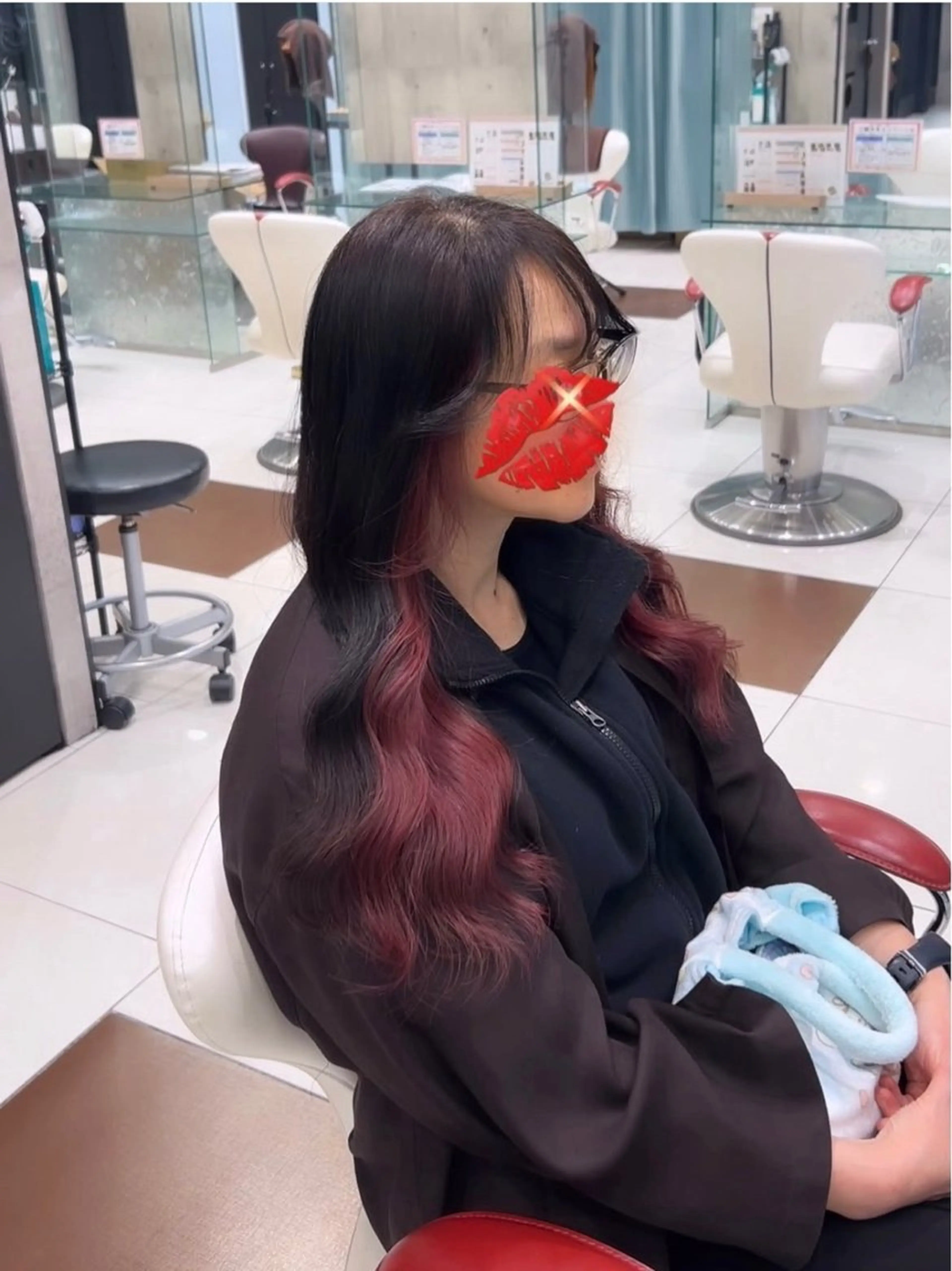 ロング ハイトーンカラー✨️ 艶カラー特化Amiのヘアスタイル