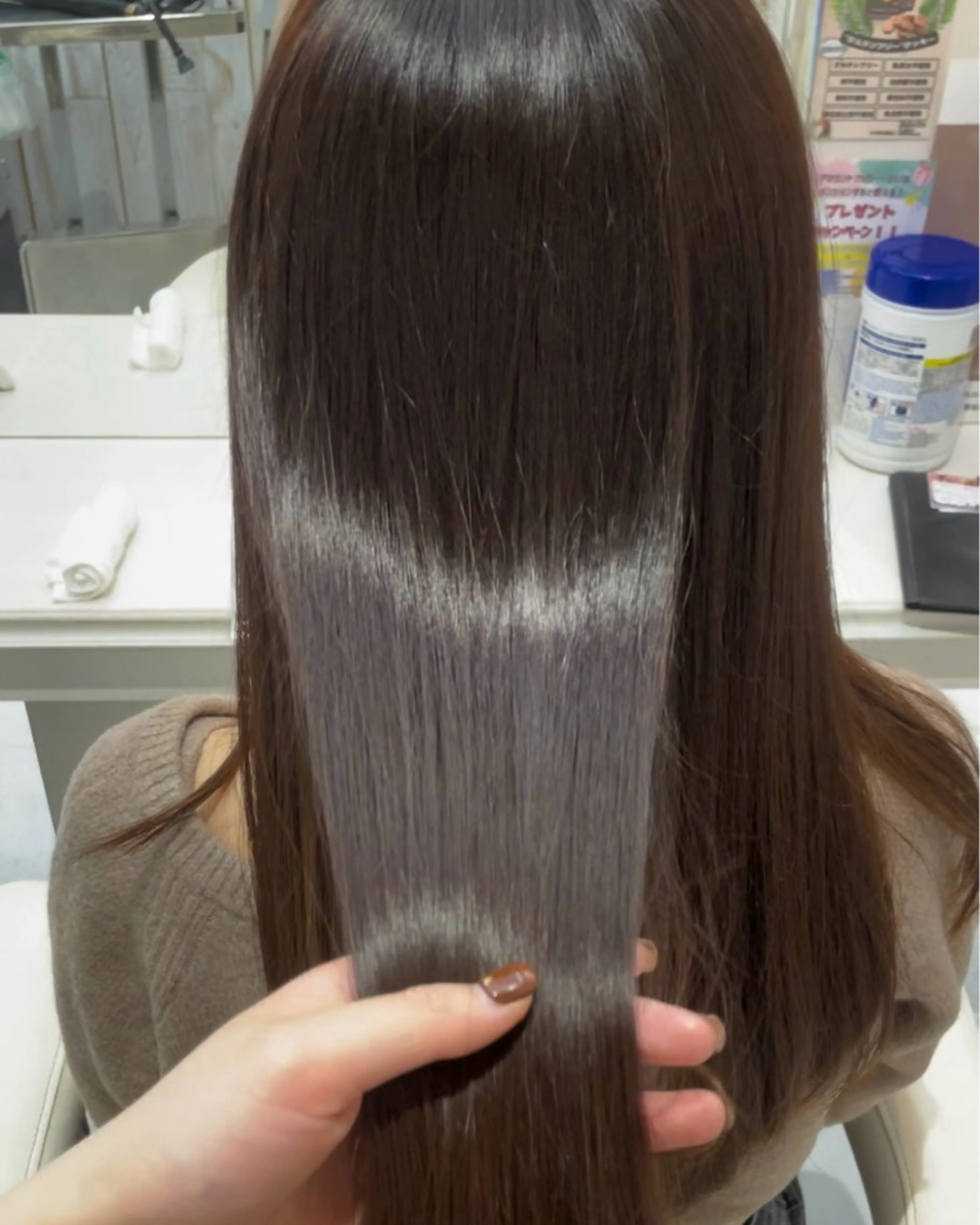 ロング トリートメント 酸熱トリートメント CREA茅ヶ崎 みつほのヘアスタイル