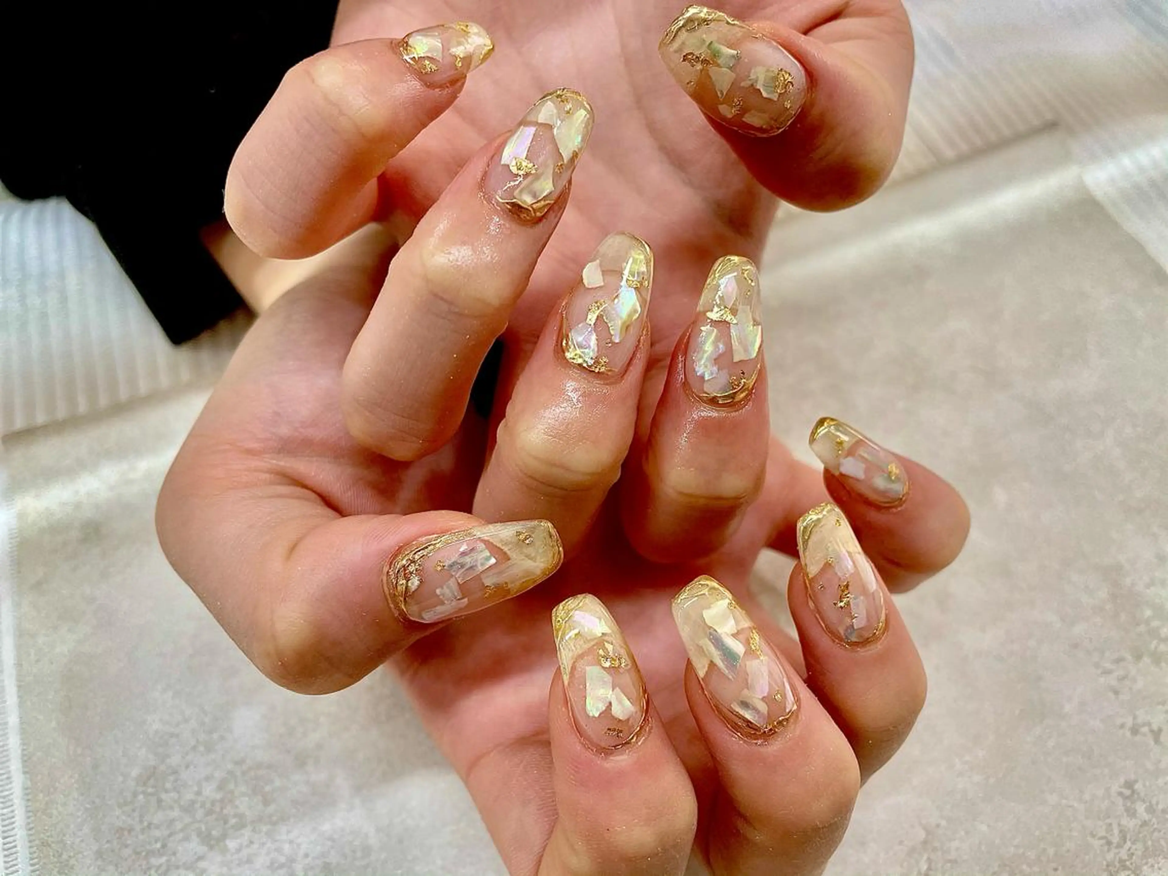 ネイル クリアネイル lulushe 池之上のネイルデザイン