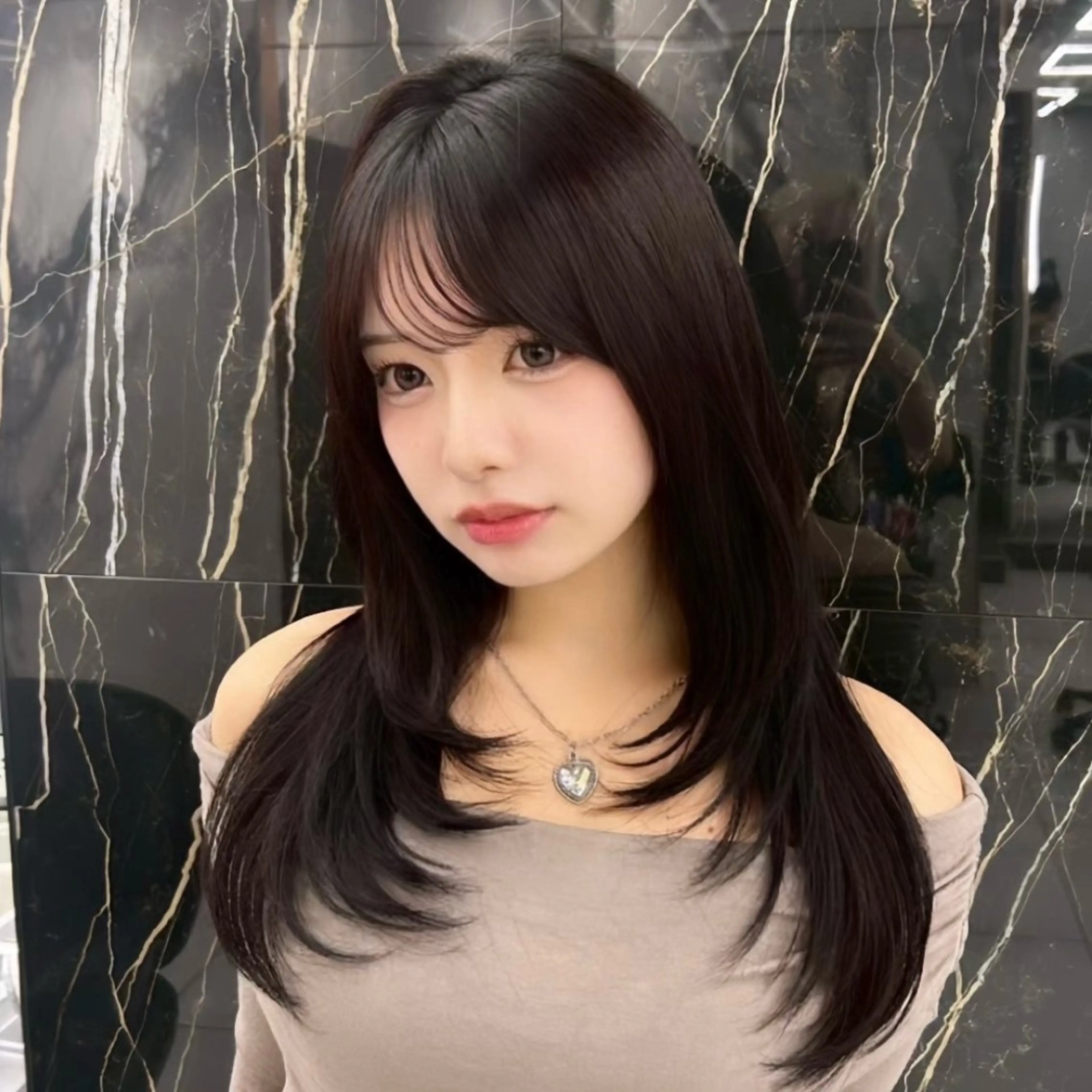 セミロング カット トリートメント 銀座/韓国ヘア🤍 レイヤーAYUMIのヘアスタイル