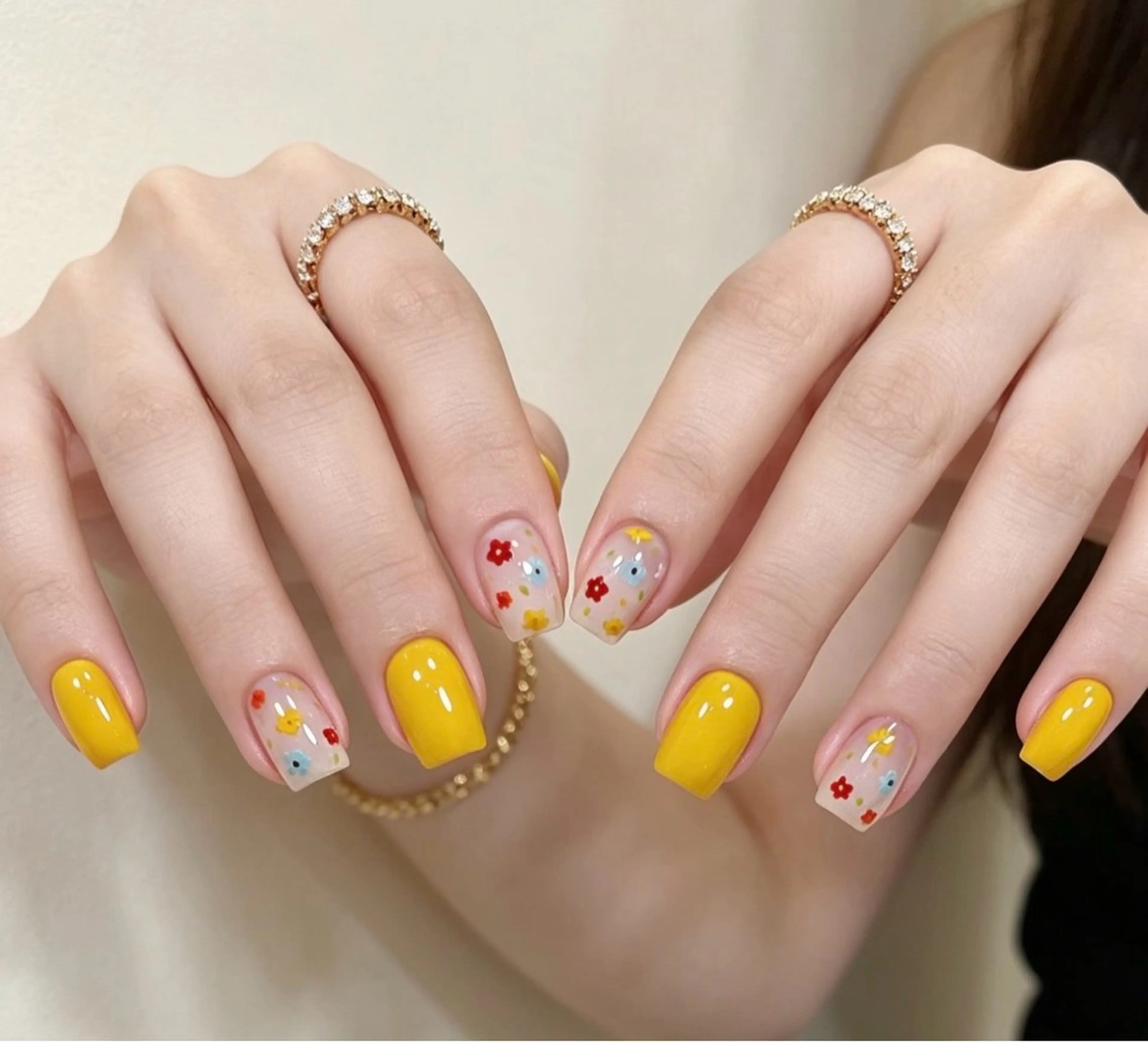 ネイル オーロラネイル チークネイル 成人式 長さ出し ジェルネイル ハンドネイル YUYI.nail salonのネイルデザイン
