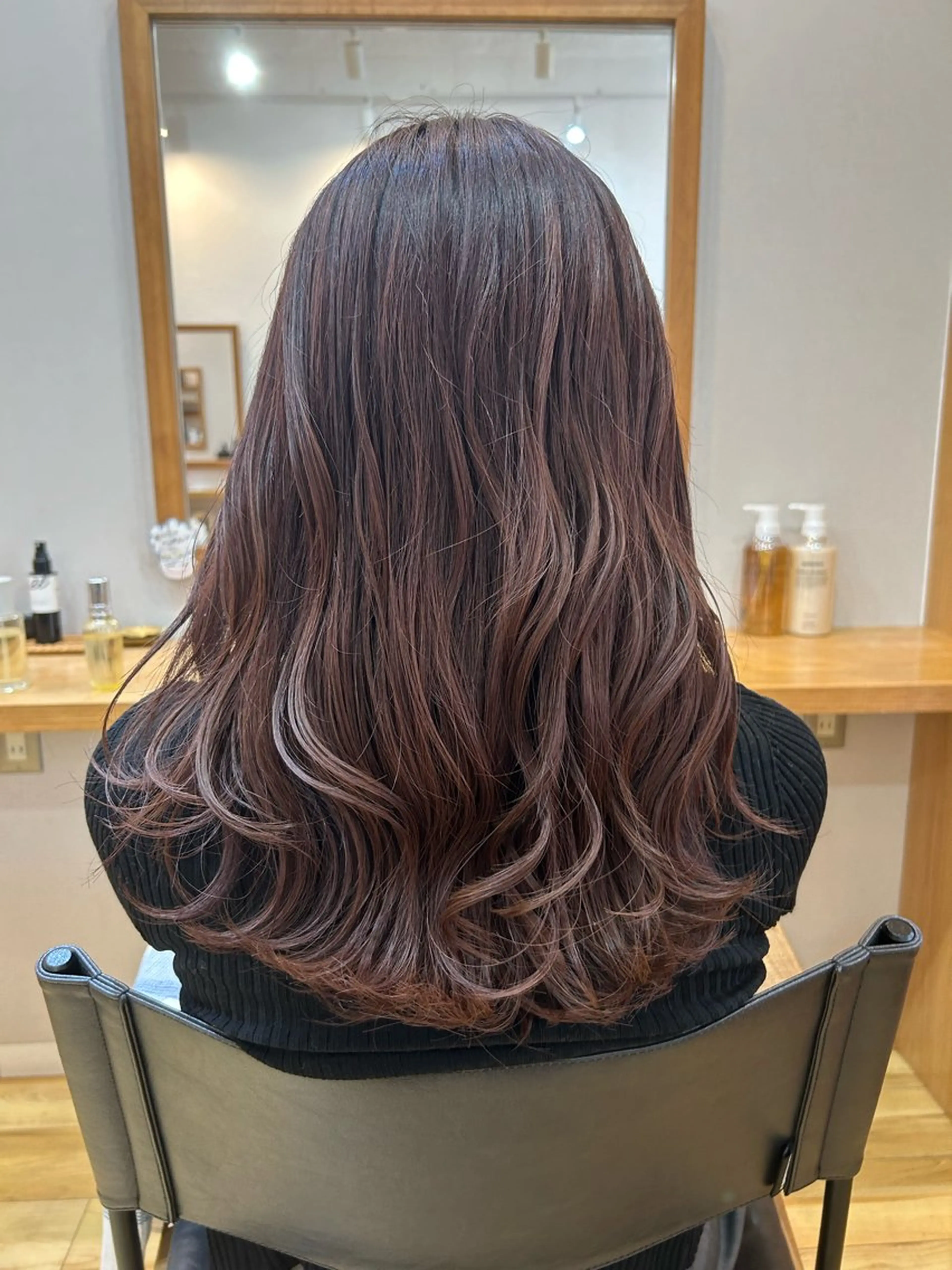 セミロング カット ヘアカラー トリートメント 佐藤 かののヘアスタイル