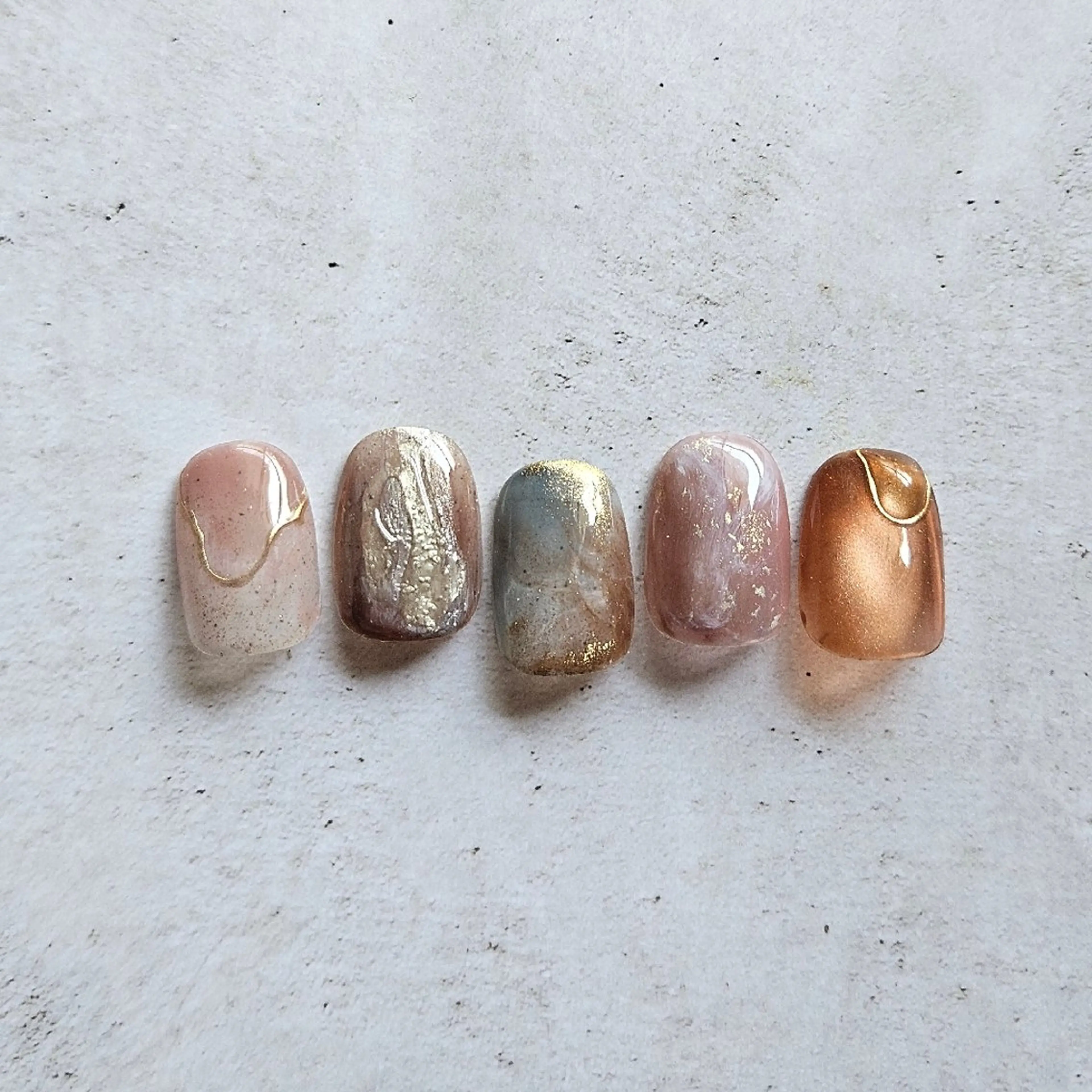 ネイル ニュアンスネイル 春ネイル ハンドネイル Nailsalon manoのネイルデザイン