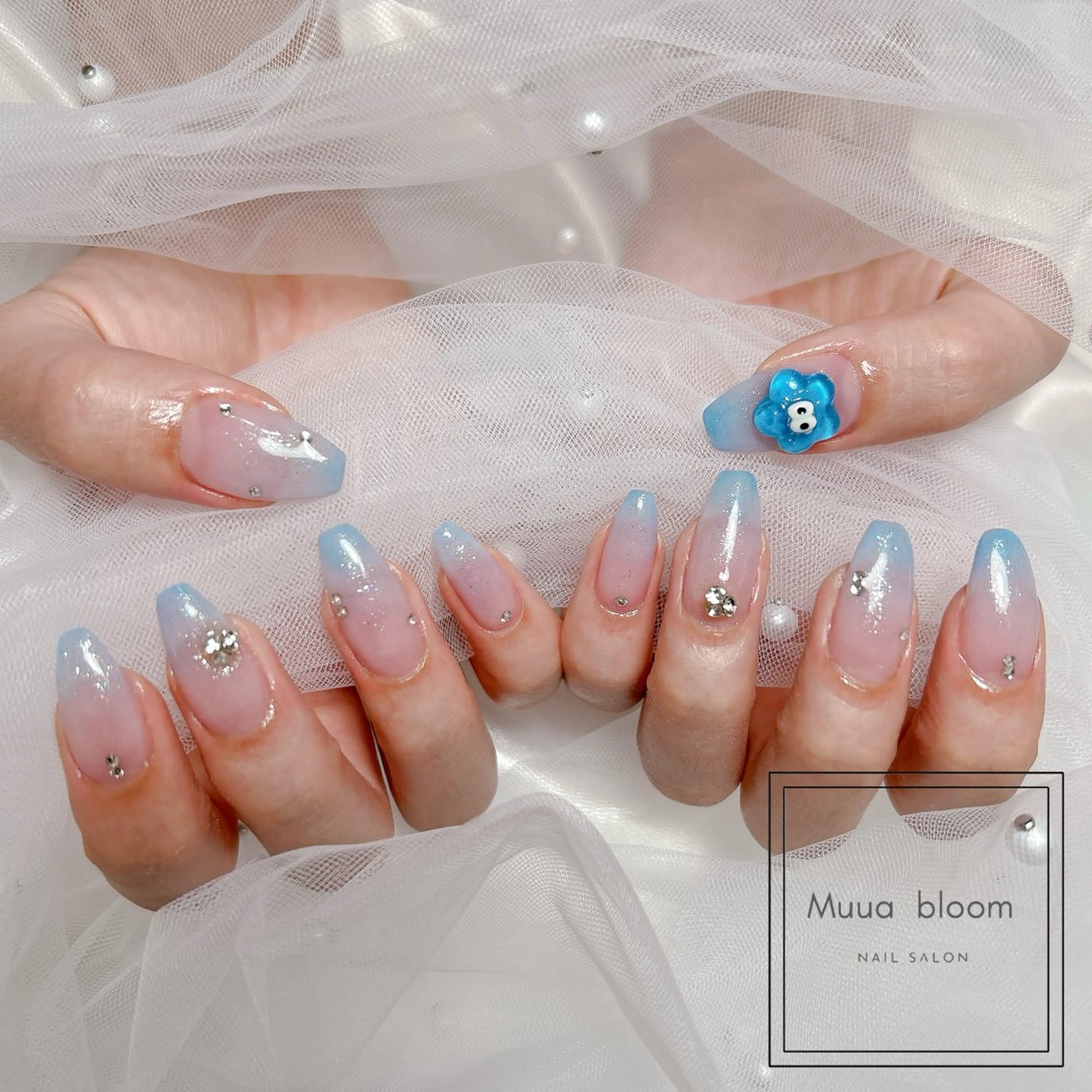 ネイル ワンホンネイル ハンドネイル Muua bloomのネイルデザイン