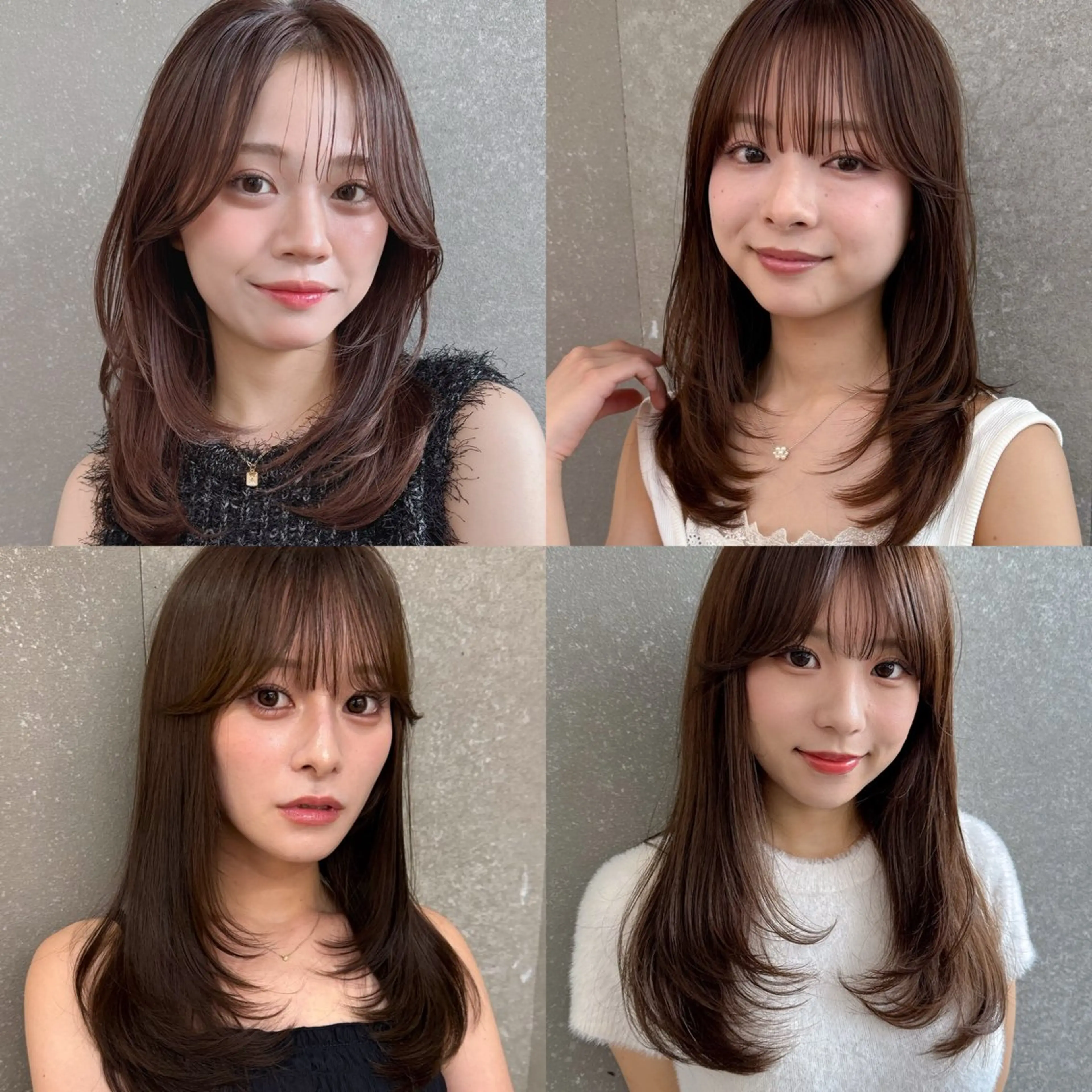 セミロング カット ヘアカラー トリートメント 🐥ボブ/レイヤー 髪質改善/halcaのヘアスタイル