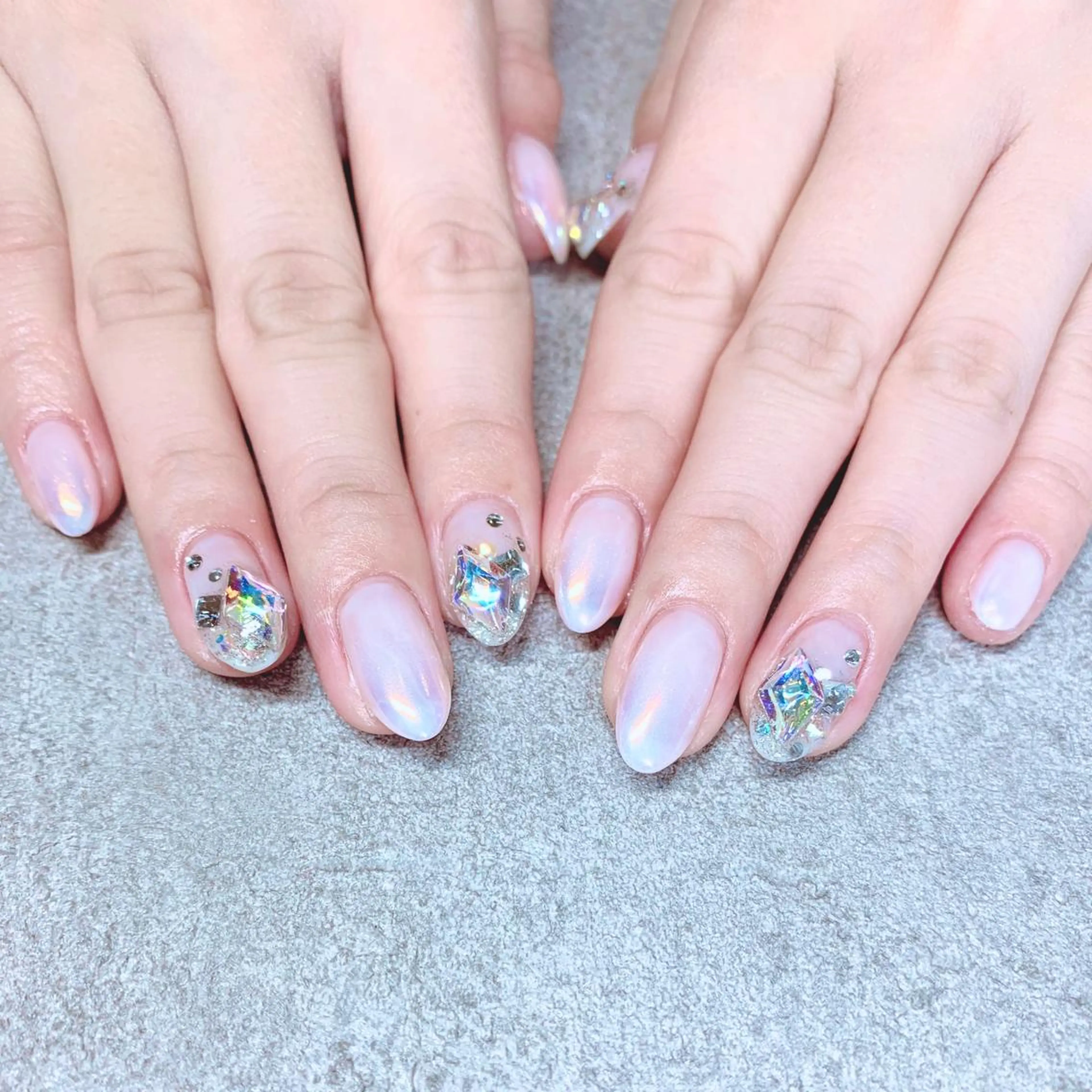 カラー ネイル ハンドネイル Cozy_ ilumのネイルデザイン