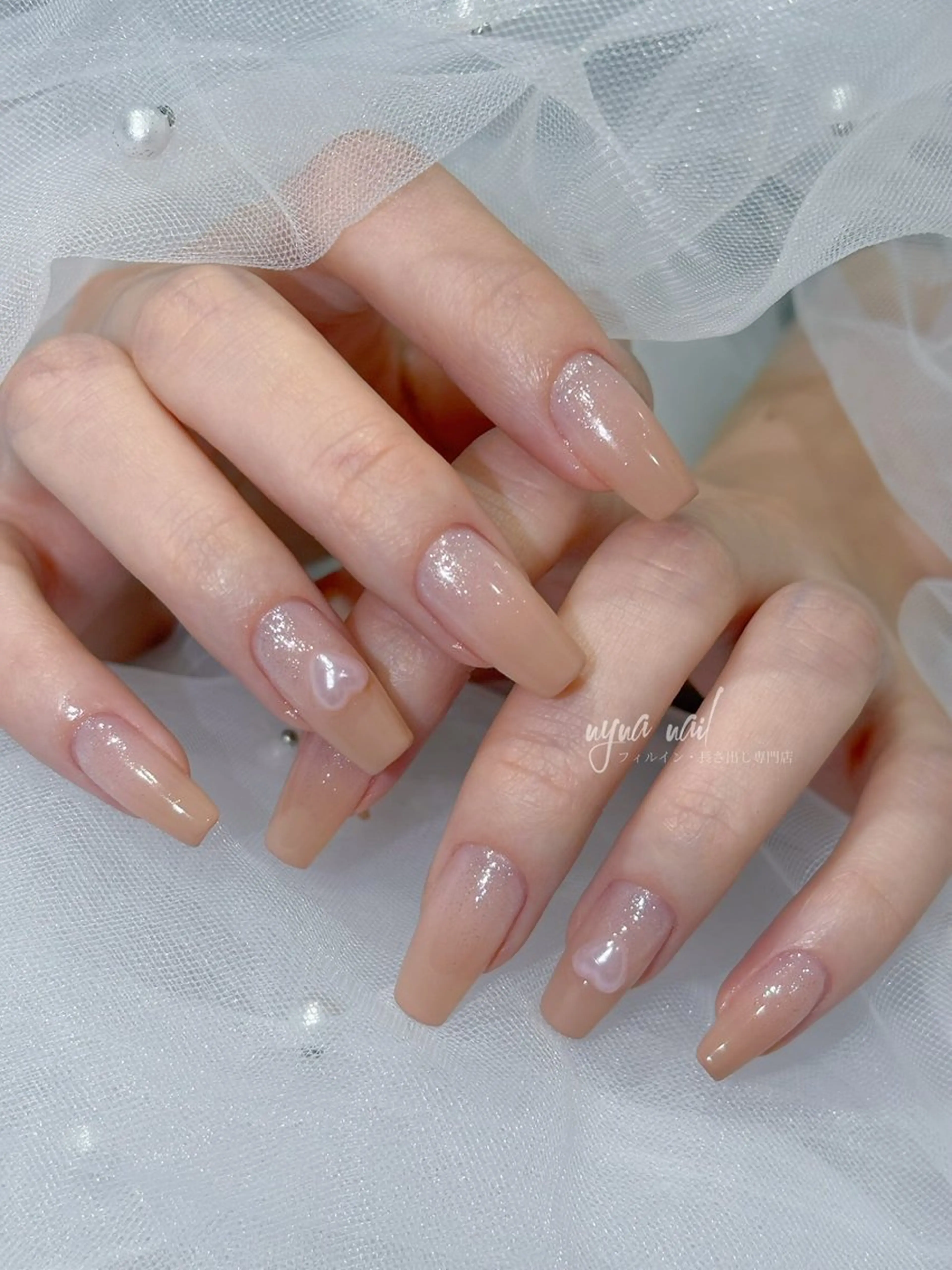 ネイル ハンドネイル 長さ出し専門 nynaのネイルデザイン