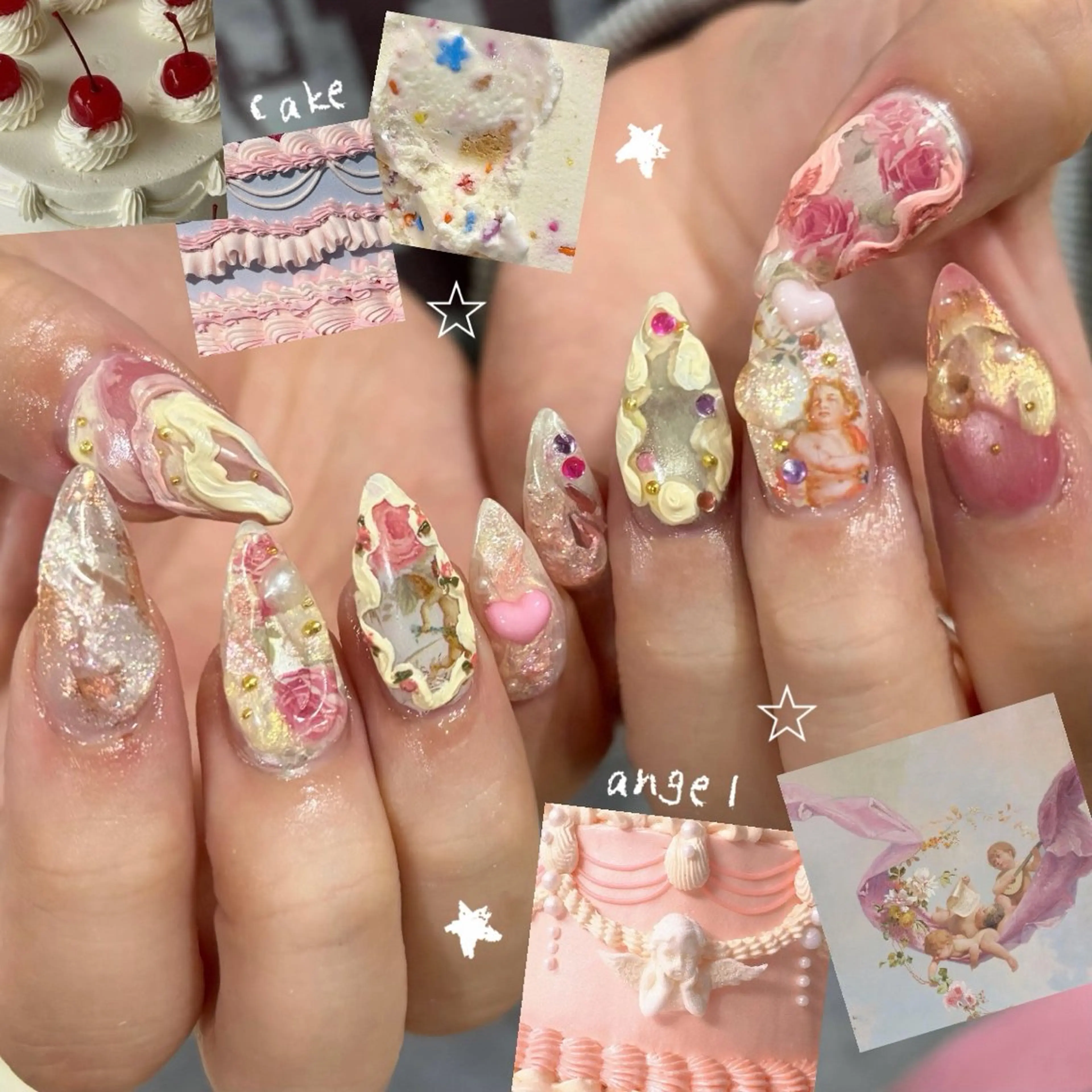 ネイル ハンドネイル フットネイル ASA nail / アート☀︎ニュアンスのネイルデザイン