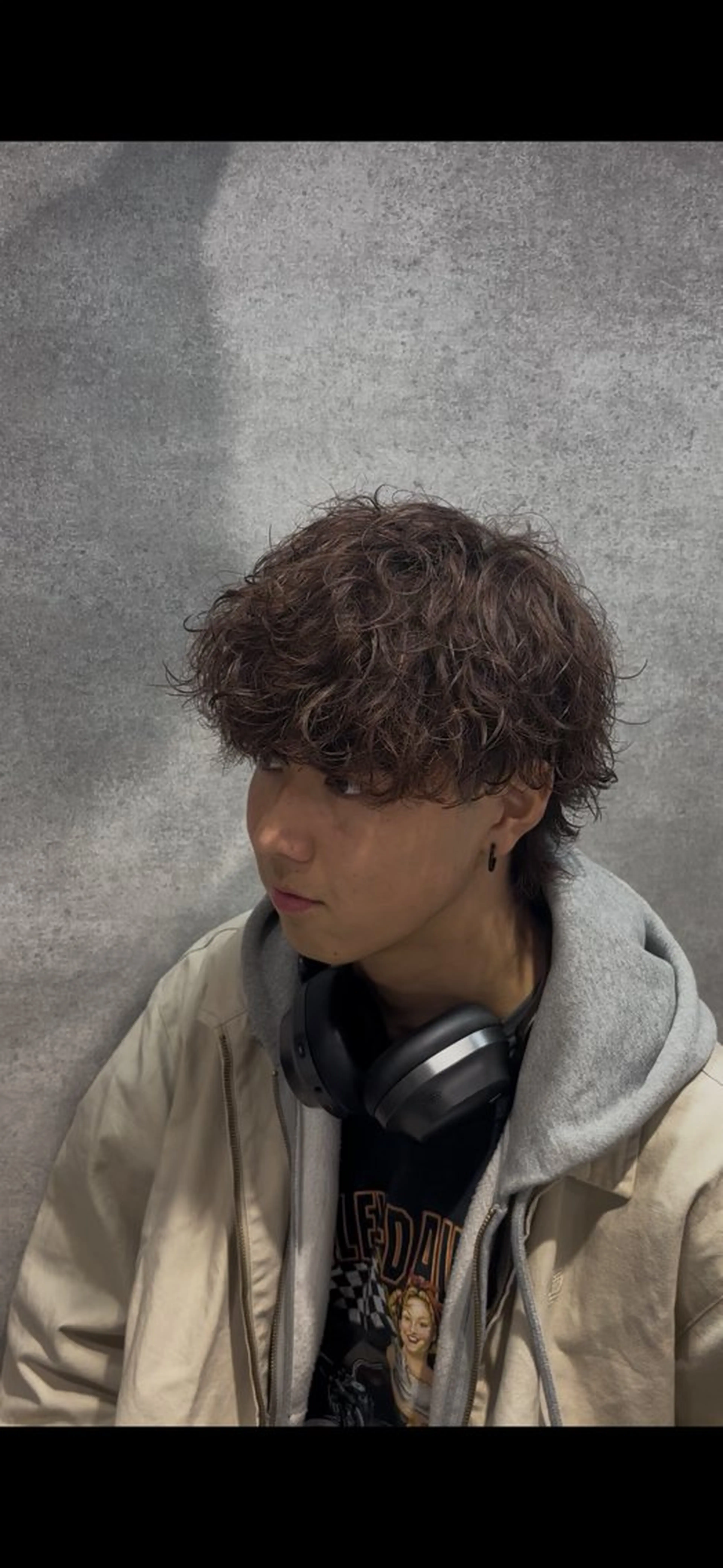 ショート カラー パーマ メンズ メンズパーマ トレンド🔥メンズ 特化⚡️網野裕希のヘアスタイル