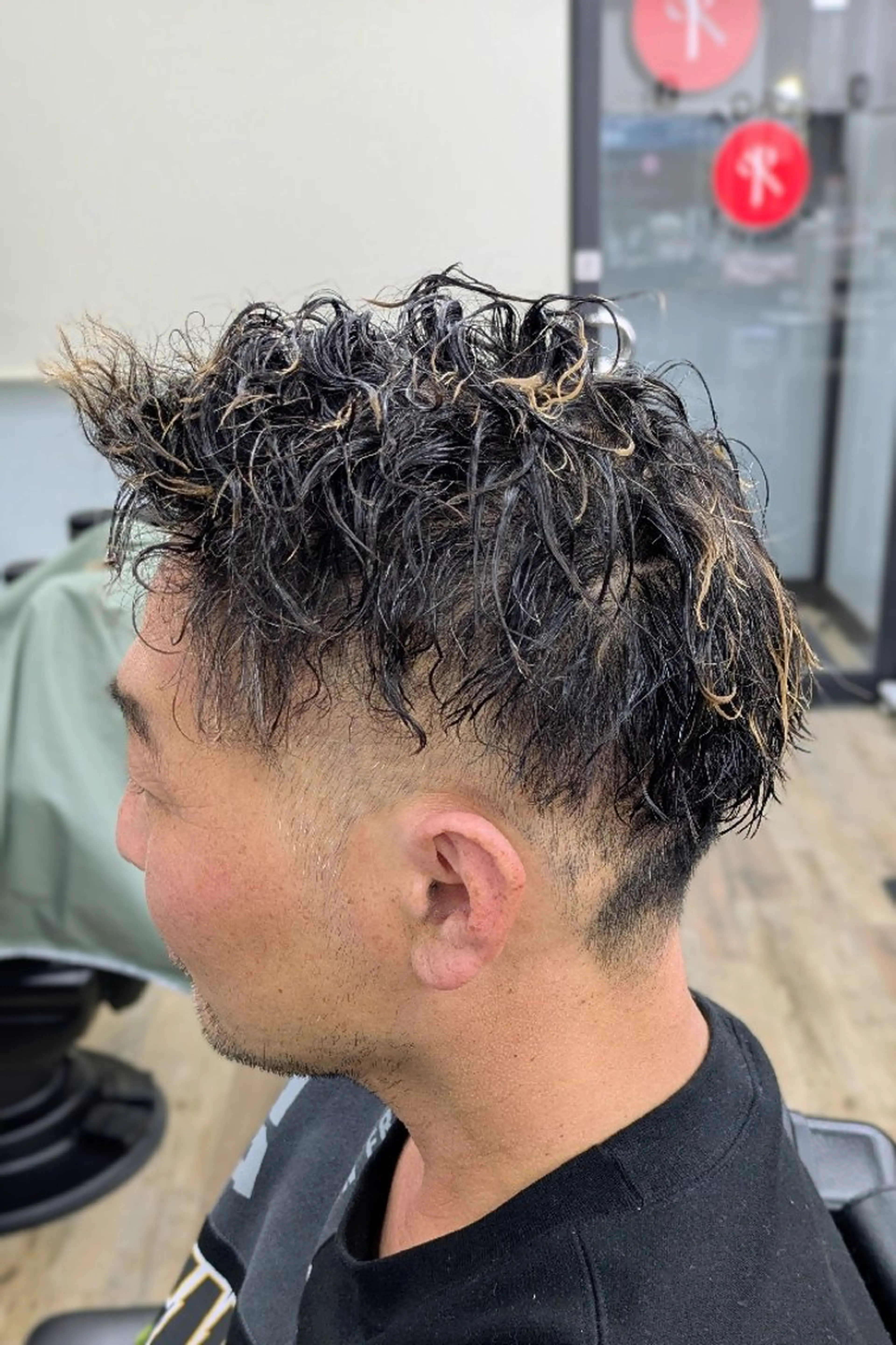 ショート パーマ 理容プラージュ燕三条 福井のヘアスタイル