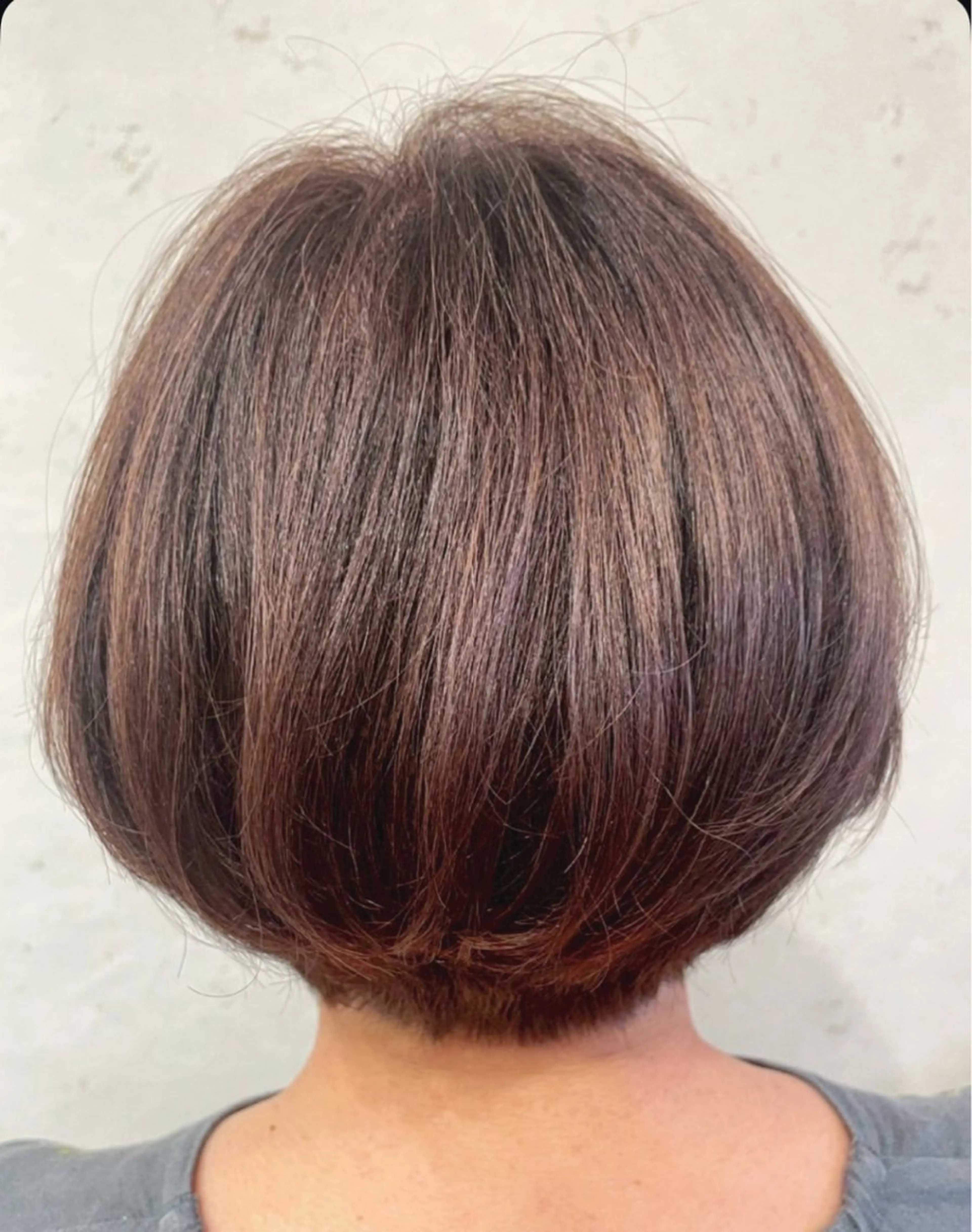 ショート カラー ショートボブ ボブ ミセス ショートヘア 藤田 美香のヘアスタイル