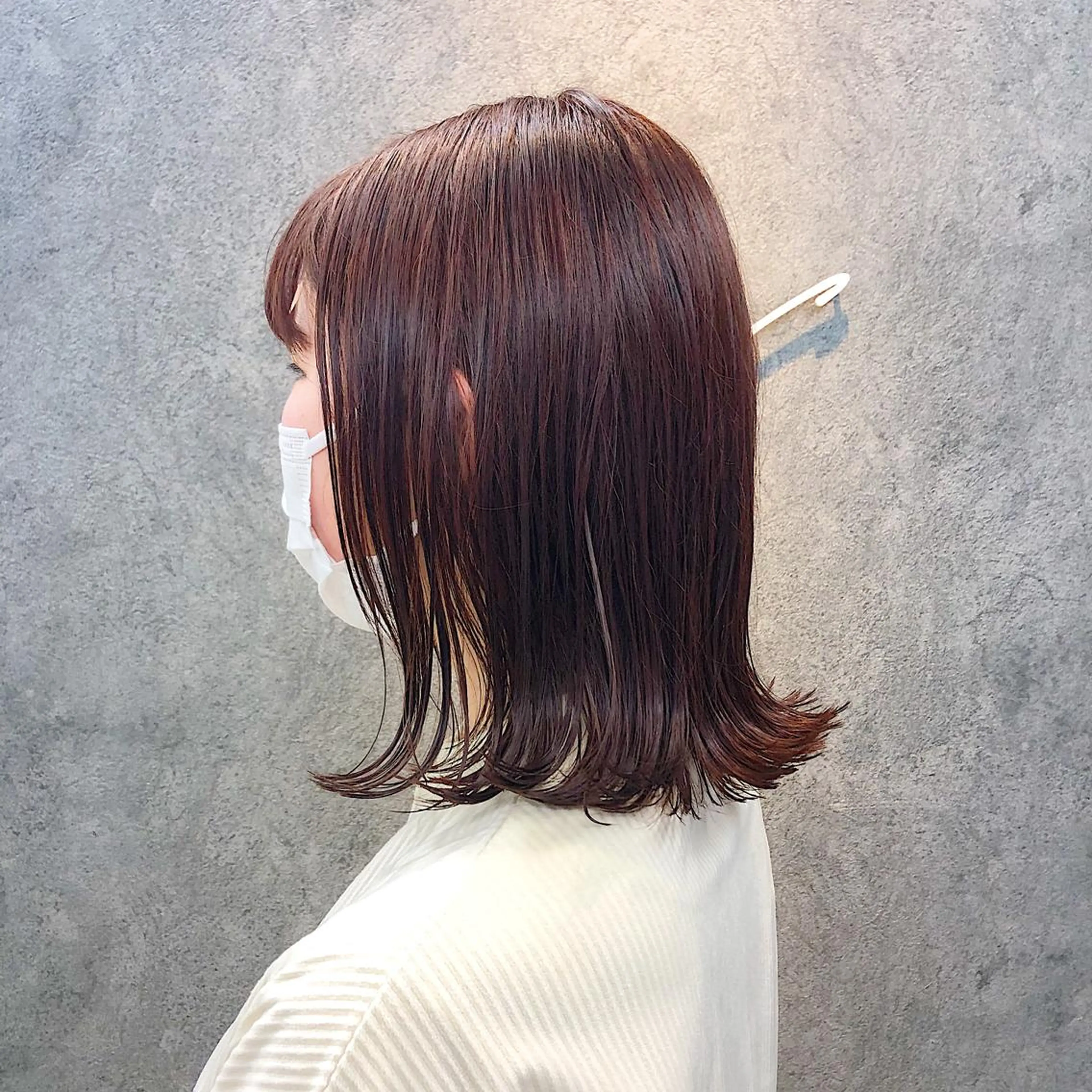 ミディアム カット 縮毛矯正 トリートメント 所渉/韓国レイヤー /ウルフカットのヘアスタイル