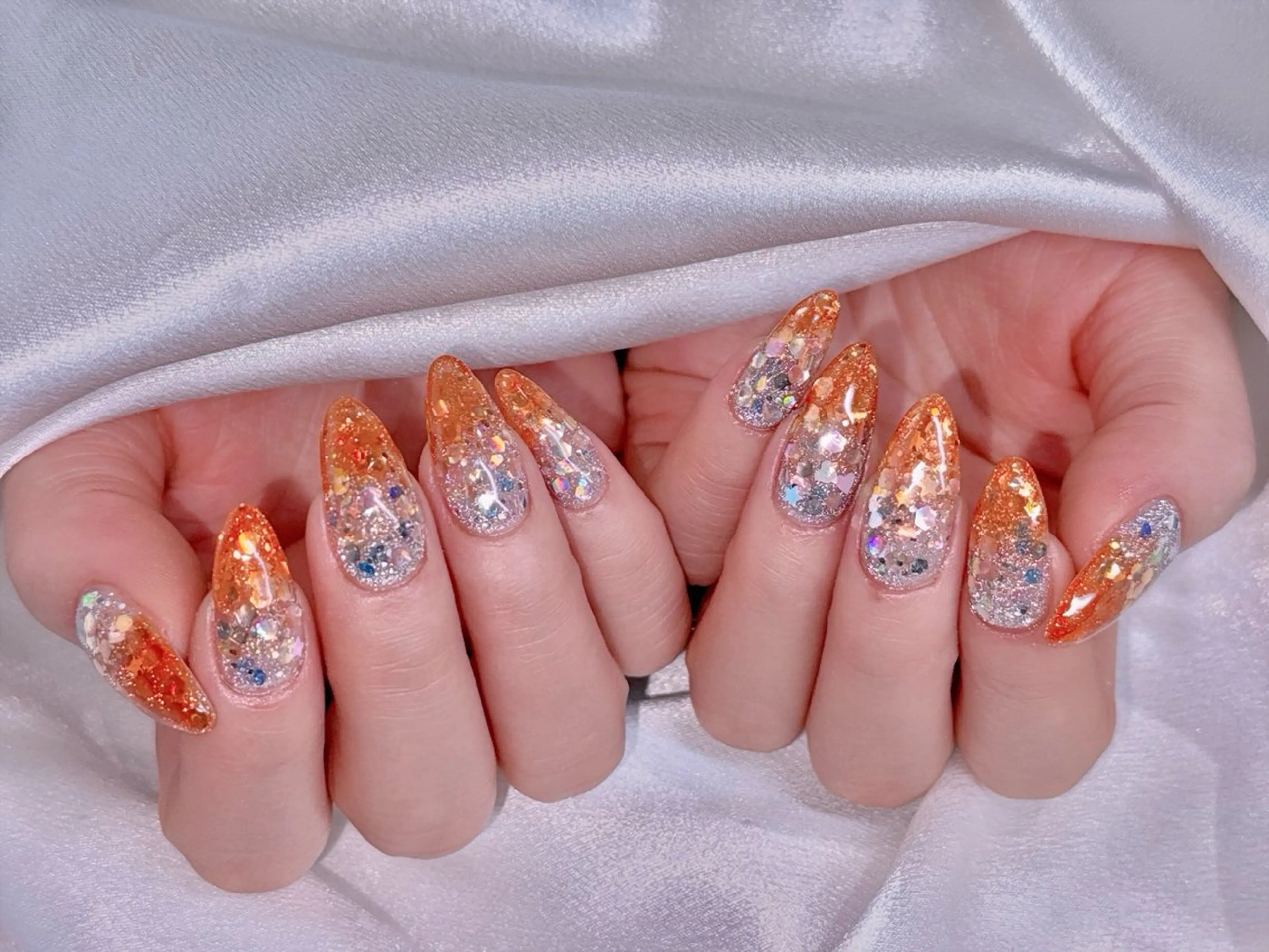 ネイル ハンドネイル 長さだし専門店 M2　rikaのネイルデザイン