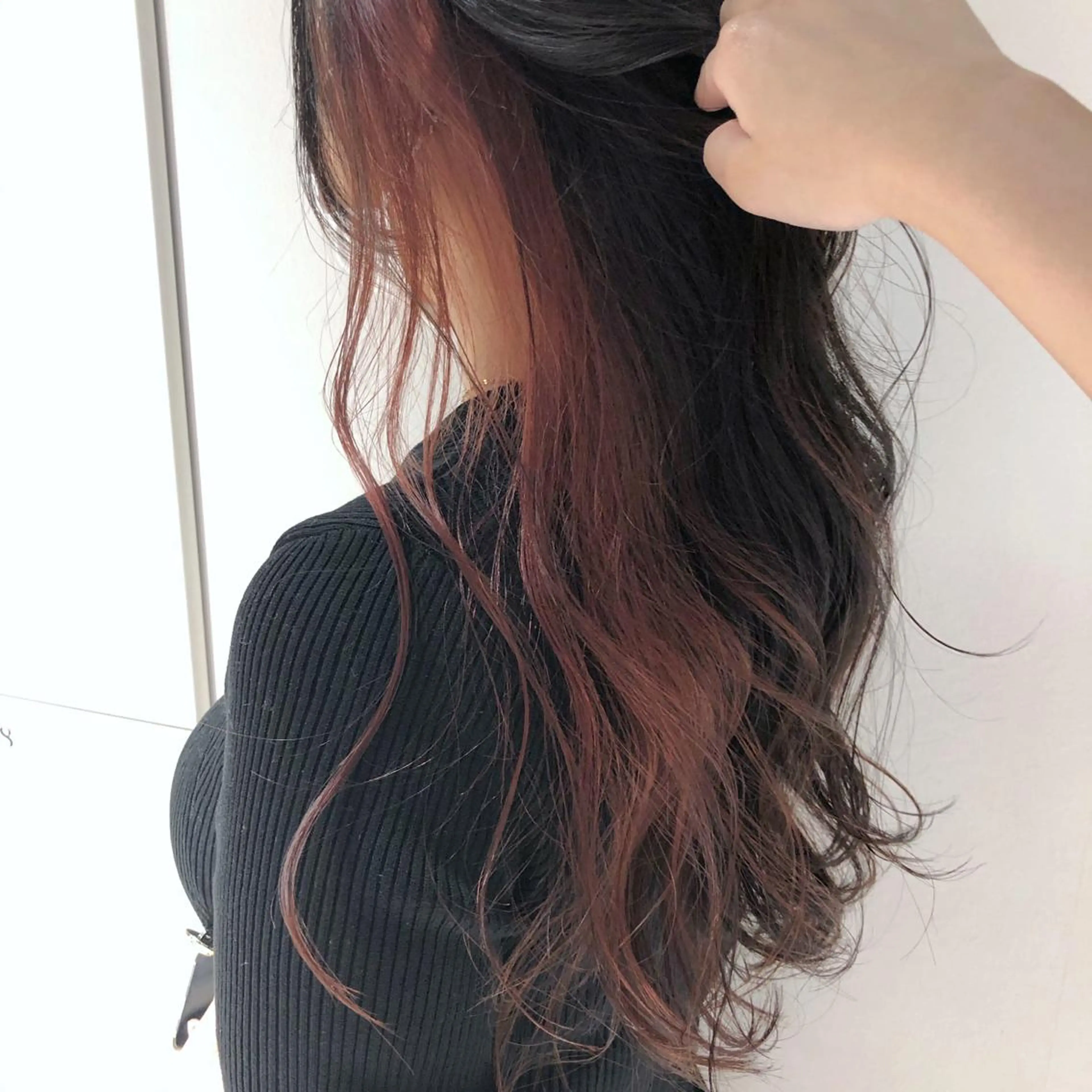 ロング カラー カット ヘアカラー 韓国風ヘア 🇰🇷清水しいなのヘアスタイル