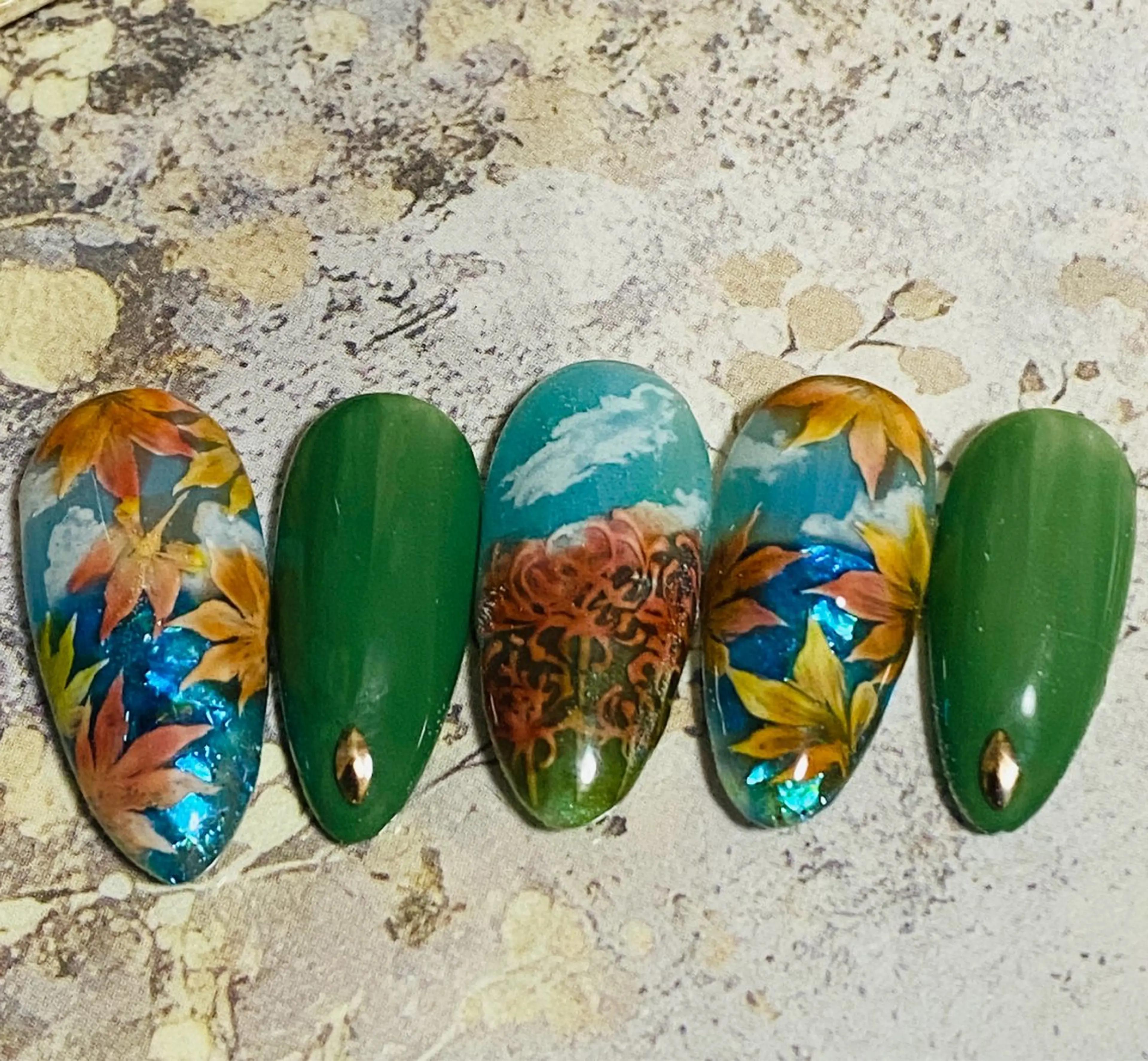 ネイル 自宅ネイルサロン ♦️nuance♦️のネイルデザイン