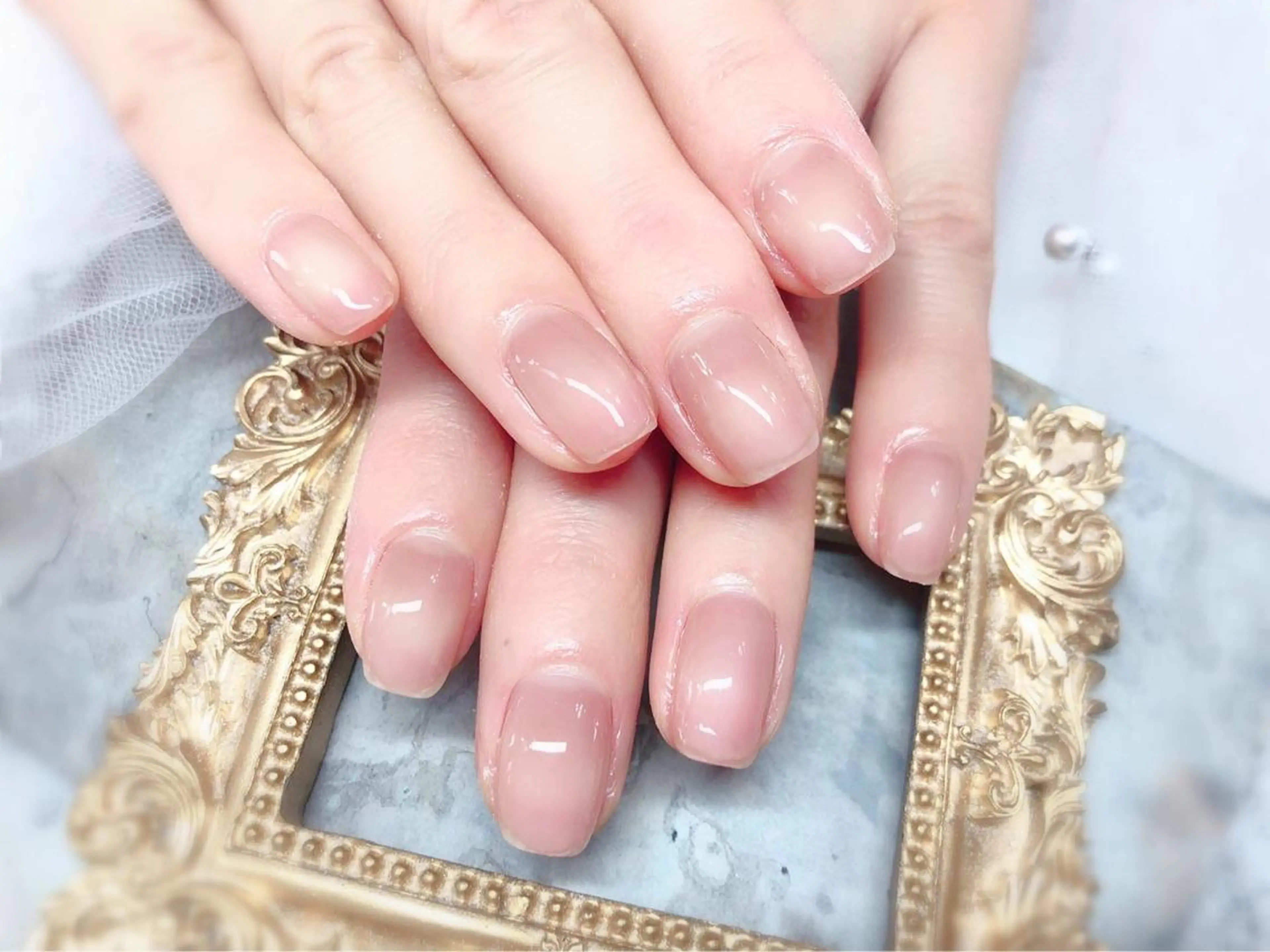 ネイル ハンドネイル マジック ミラーのネイルデザイン