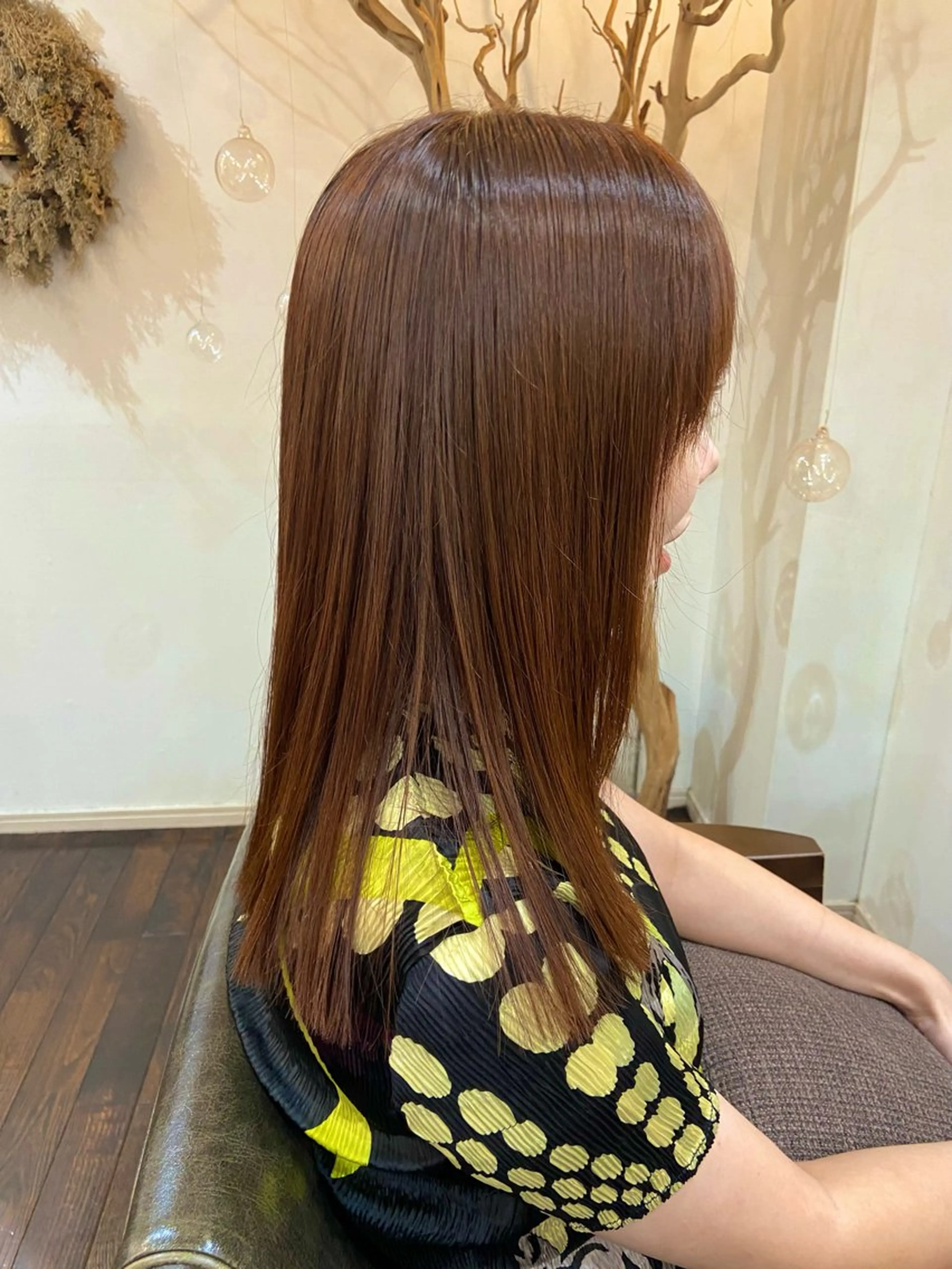 セミロング カット ヘアカラー トリートメント 透明感カラー/ 加瀬たまものヘアスタイル